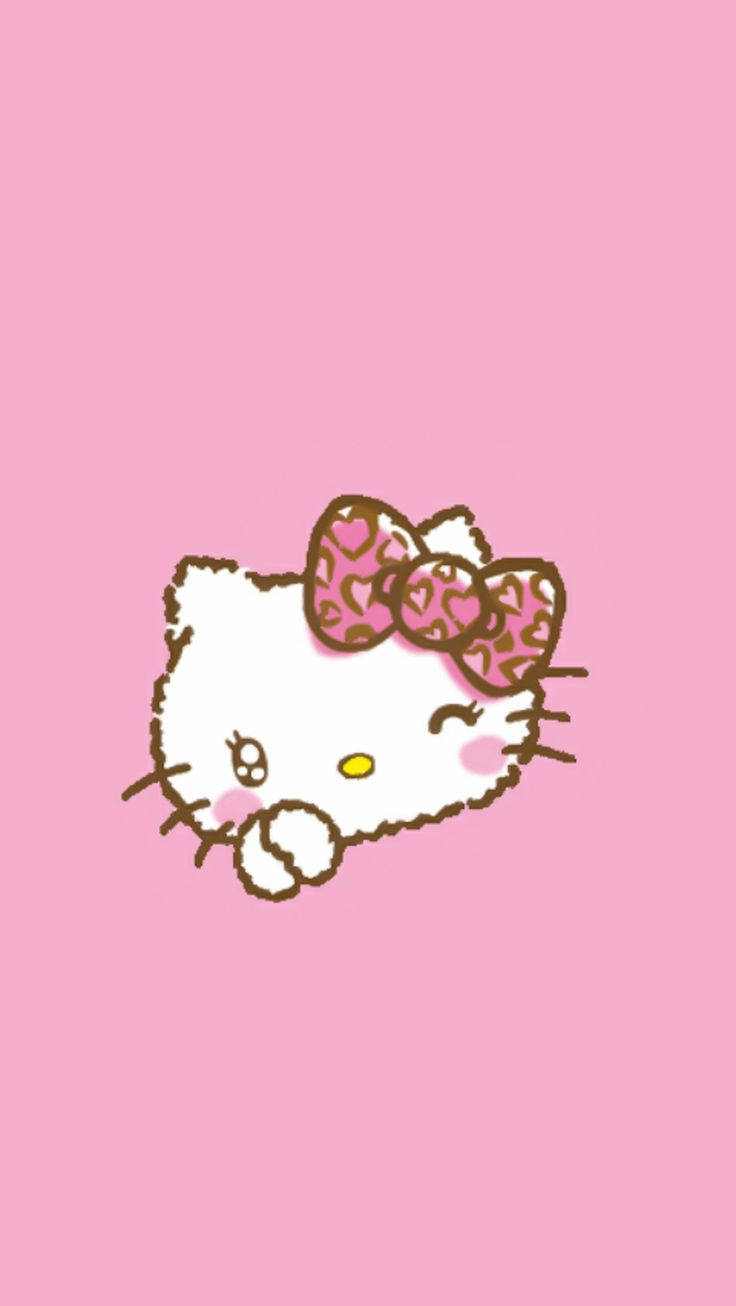 Aesthetic na Kumikindat na Hello Kitty Wallpaper