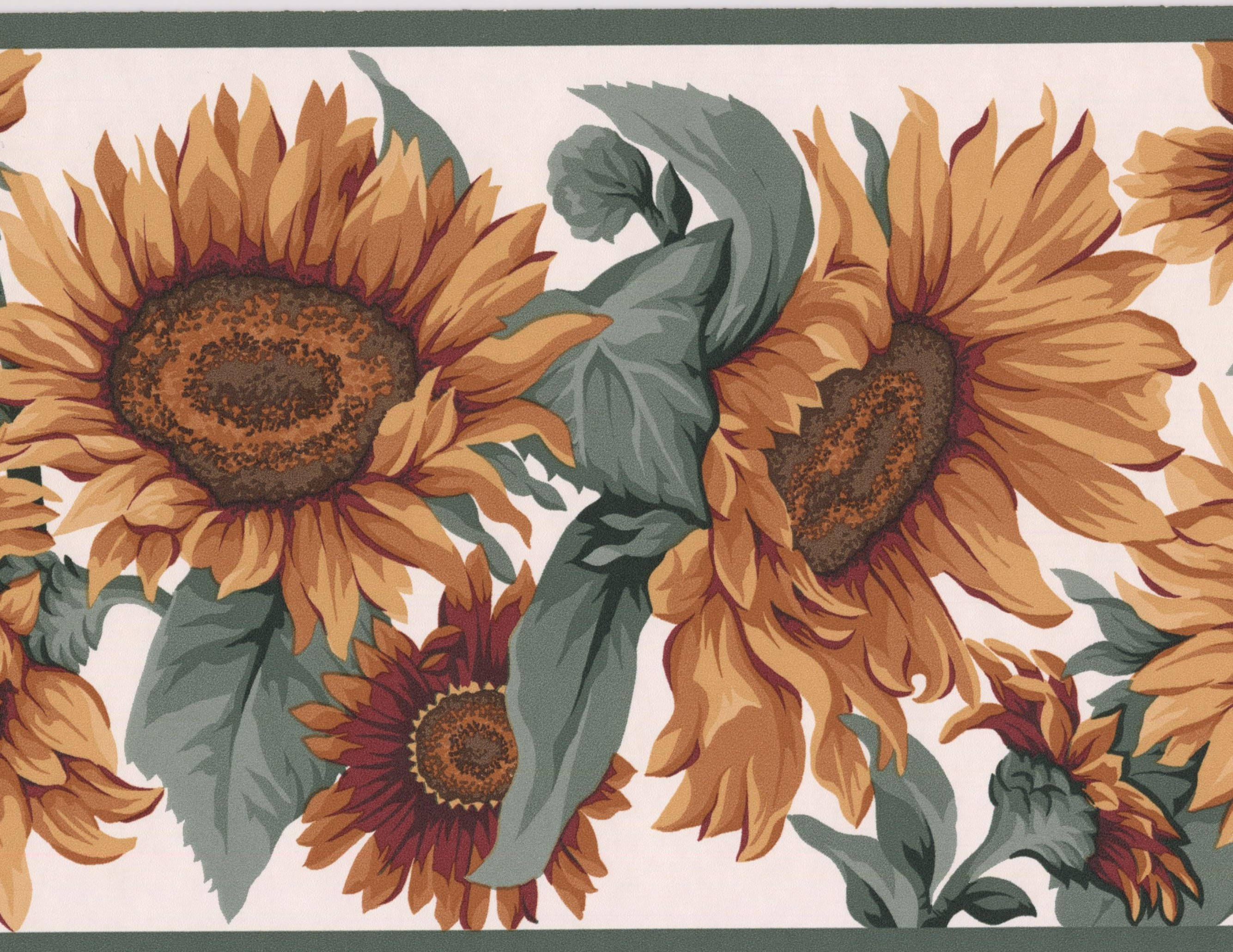 Aesthetic na Laptop na may mga Sunflower Wallpaper