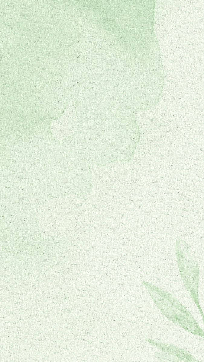 Aesthetic na Light Green na Malambot na Watercolor Wallpaper