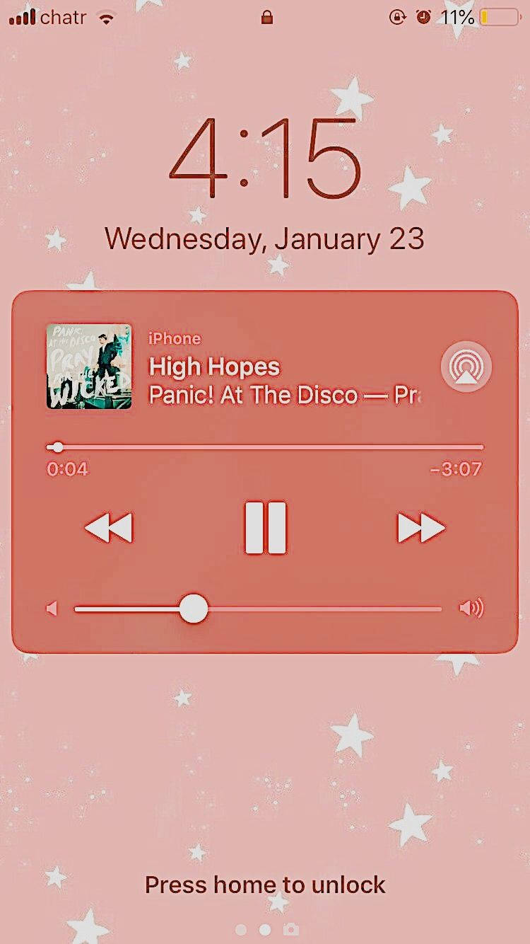 Aesthetic na Music ng High Hopes ni Panic! At The Disco Wallpaper