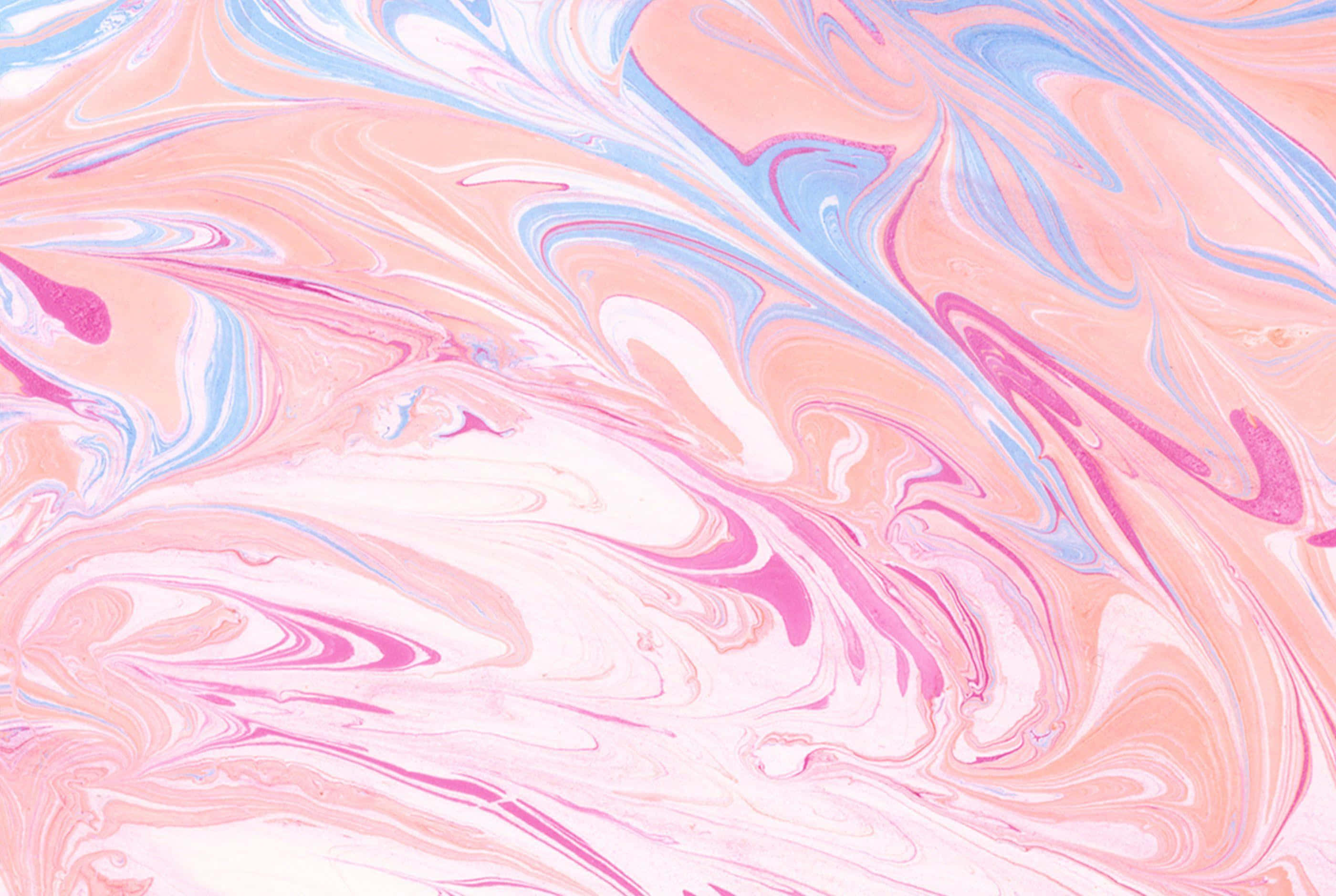 Aesthetic na Pastel Peach Marble Background Wallpaper
