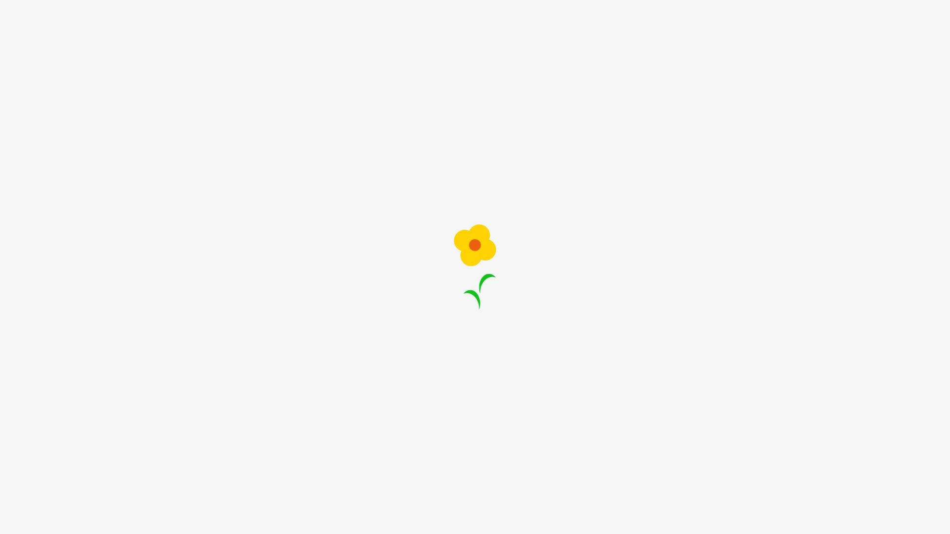 Aesthetic na Puting Sunflower Wallpaper