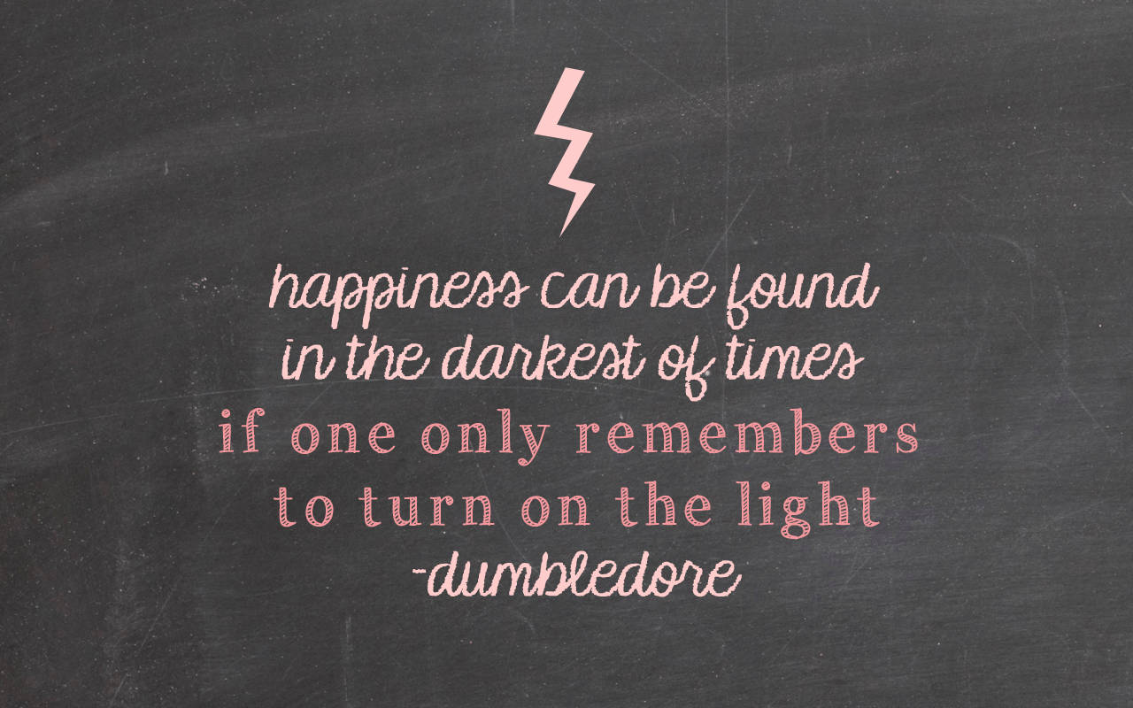 Aesthetic na Quote ni Dumbledore mula sa Harry Potter Wallpaper