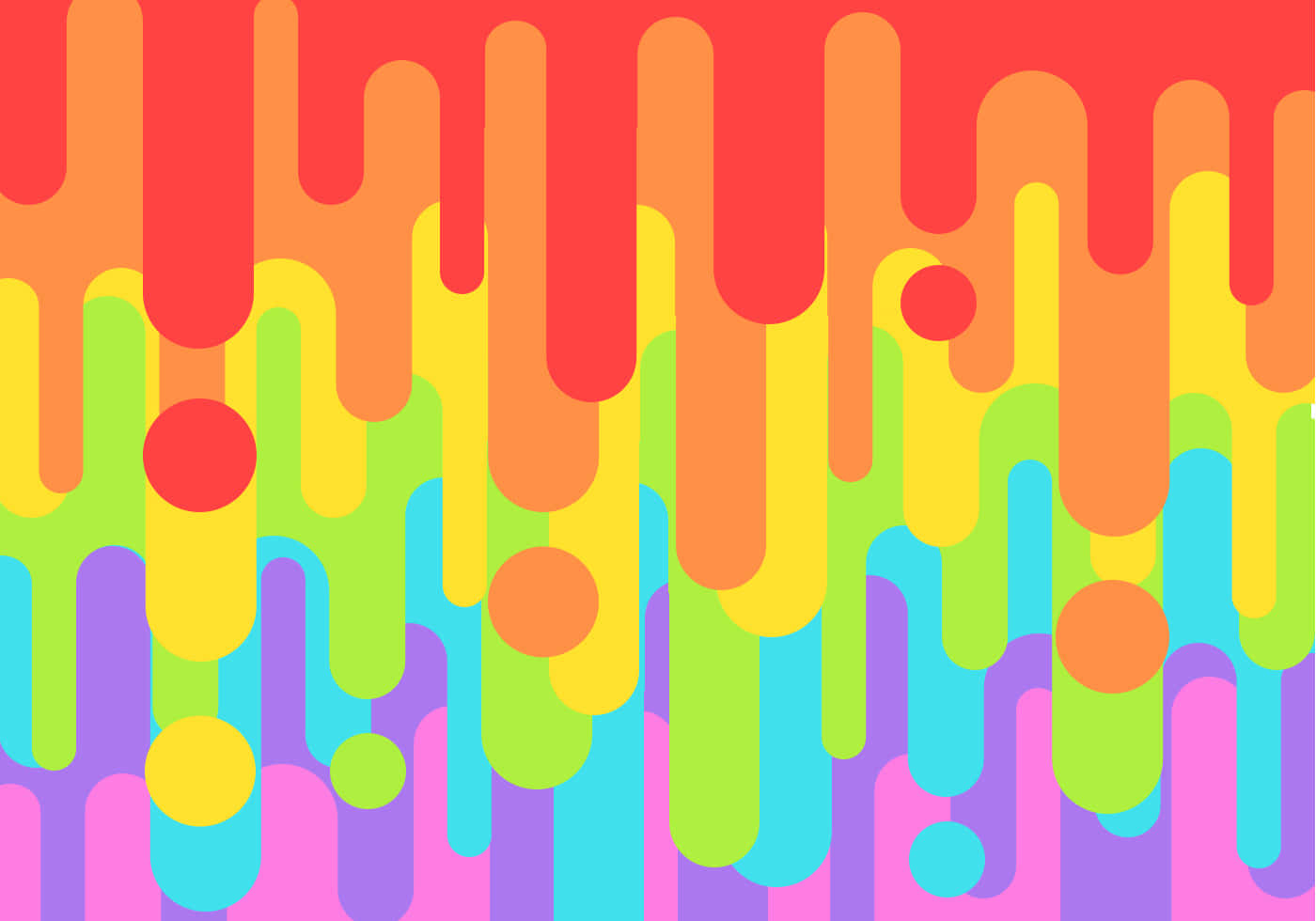 Aesthetic na Rainbow ng LGBT na Tumutulo Wallpaper