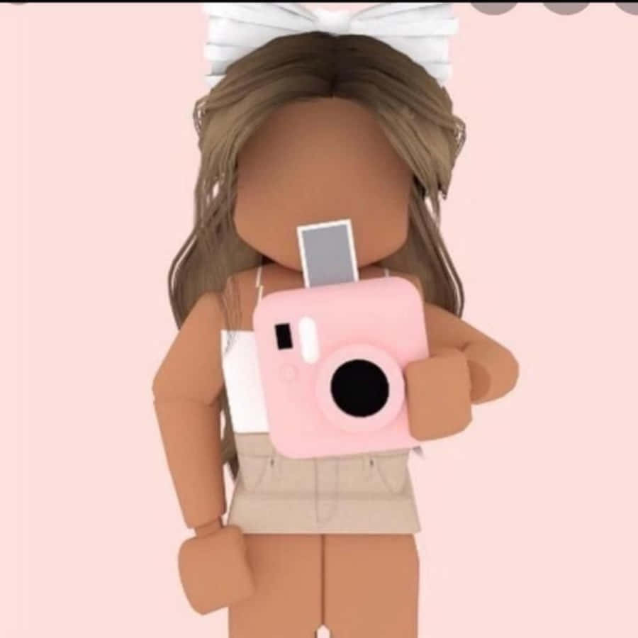 Aesthetic na Roblox Avatar na May Makulay na Pagbabago Wallpaper