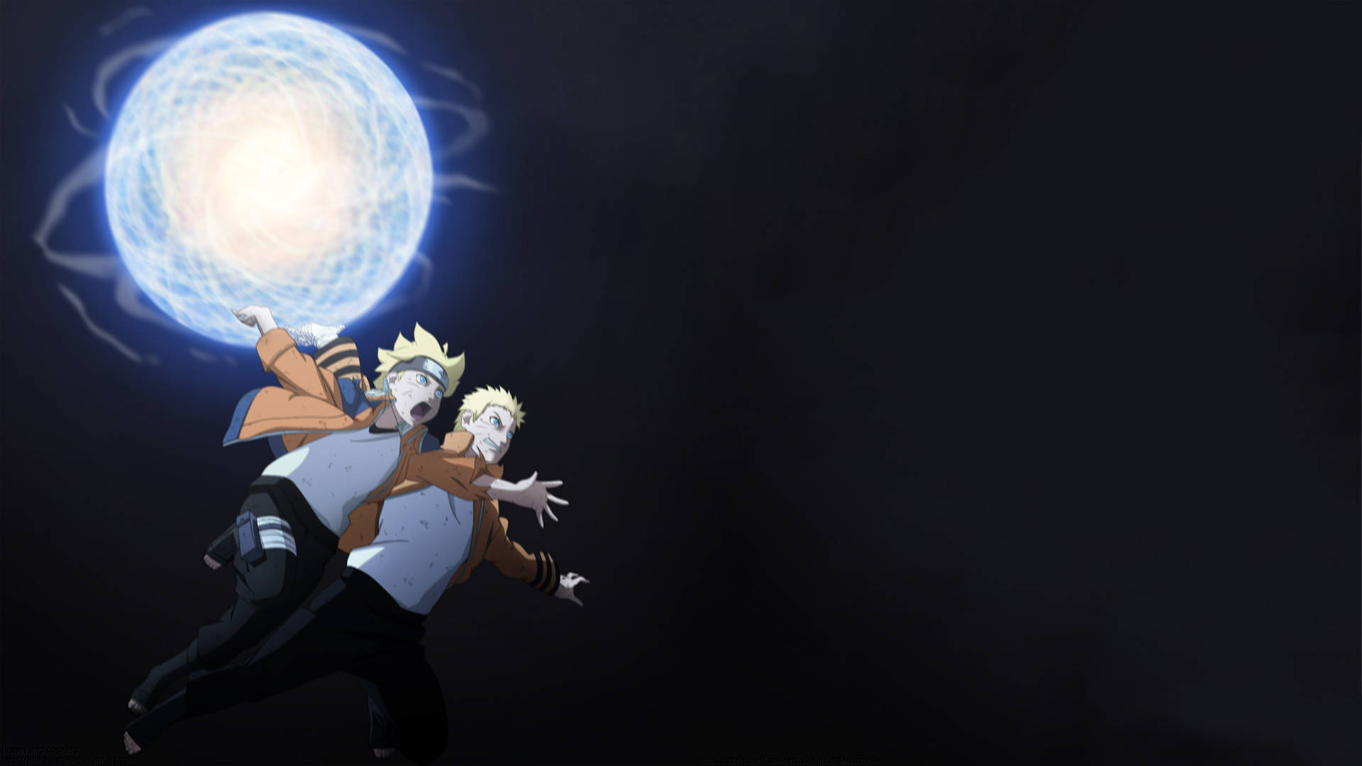 Aesthetic Naruto at Boruto Rasengan Chakra Wallpaper