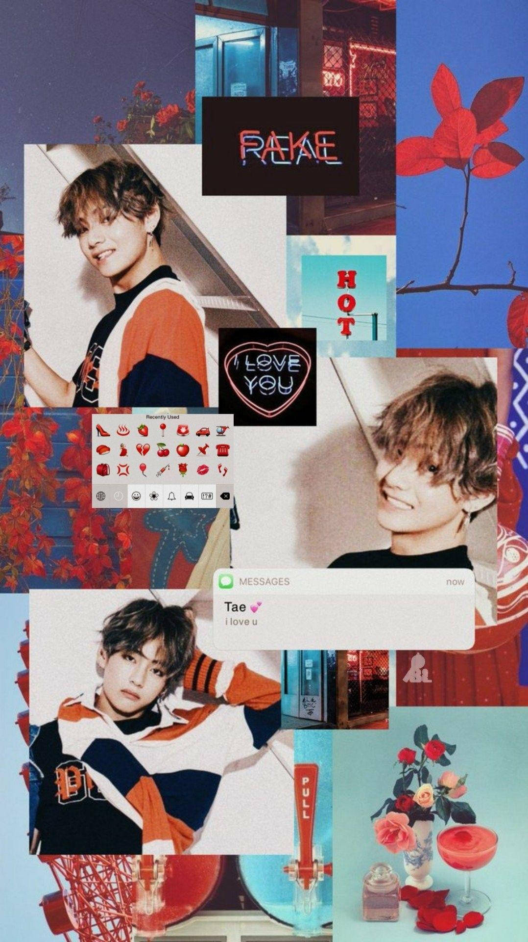 Aesthetic ng Autumn Boy na si V ng BTS Wallpaper