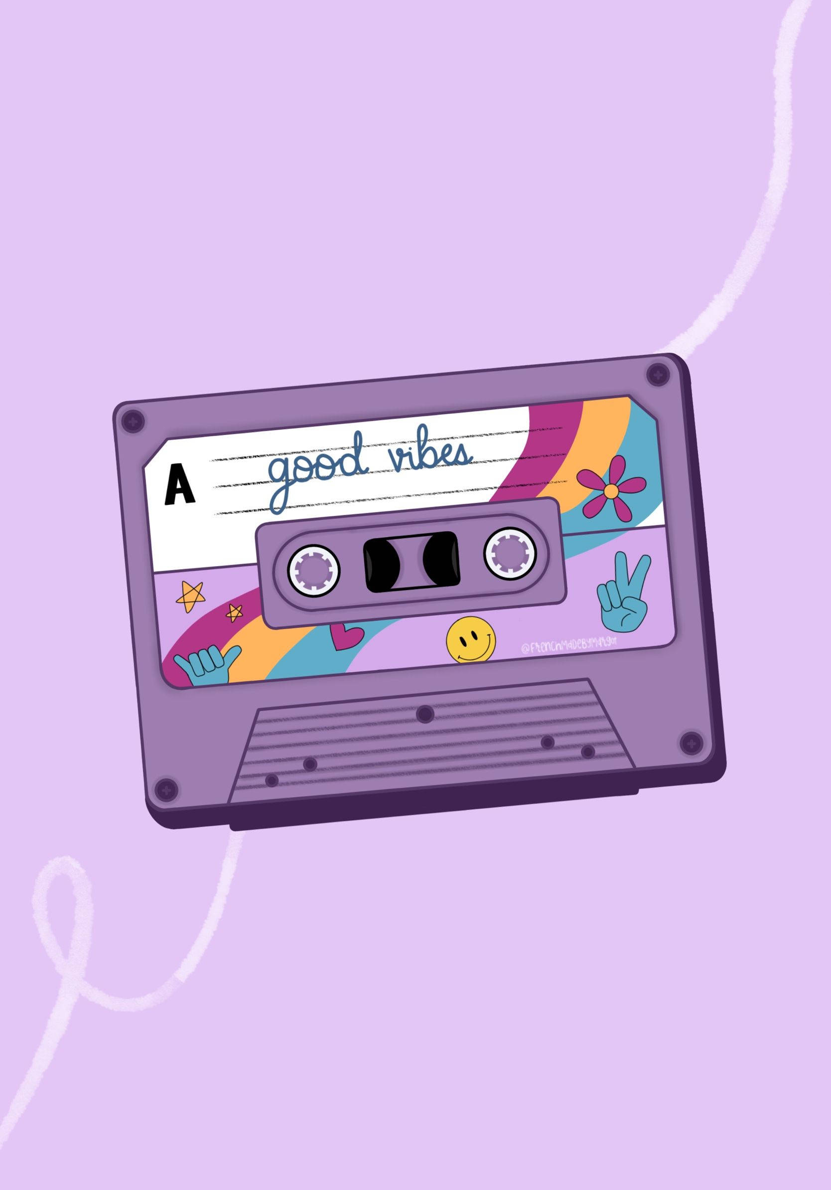 Aesthetic ng Compact Cassette Music Wallpaper