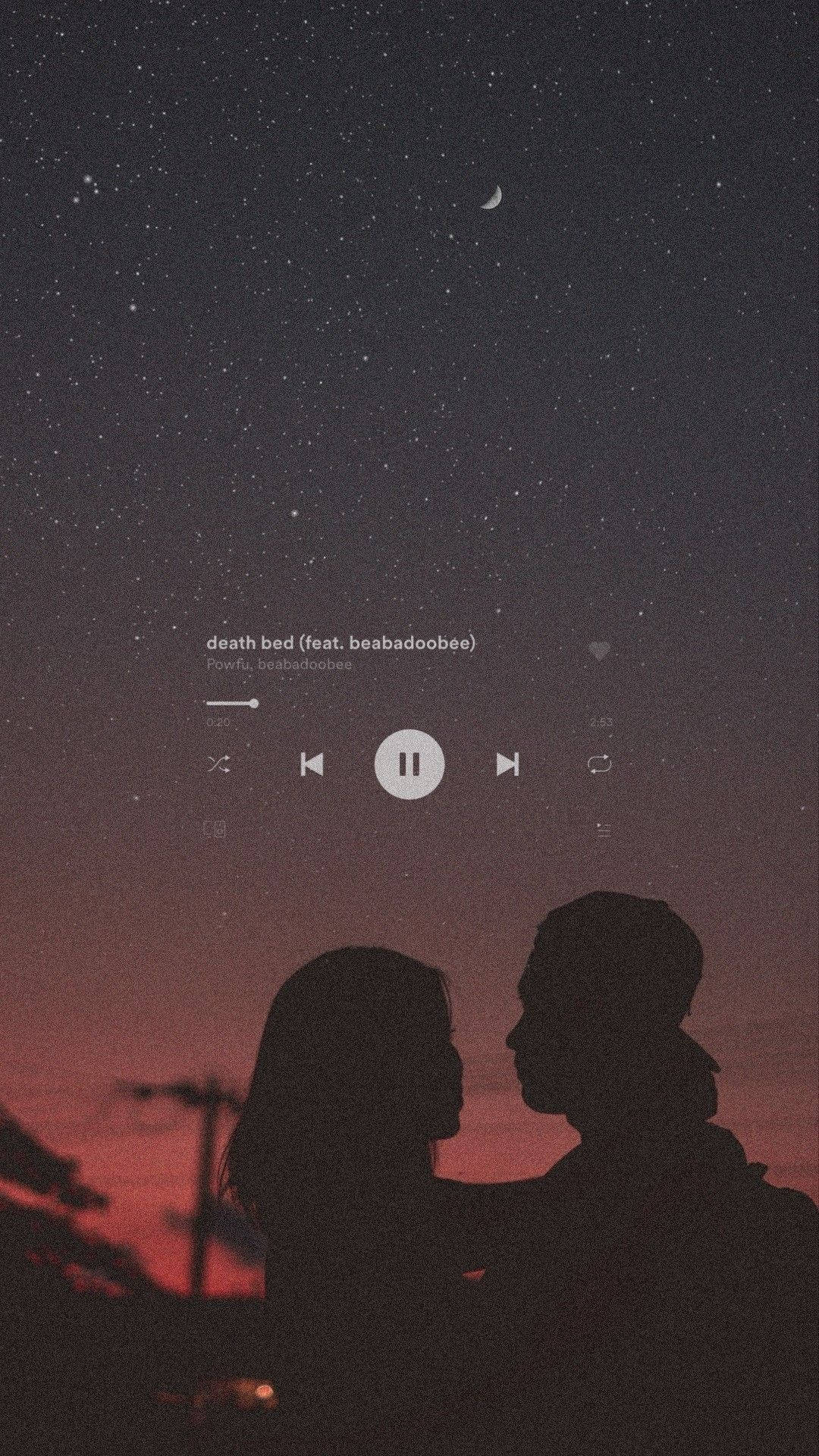 Aesthetic ng Magkasintahan sa Musika Wallpaper