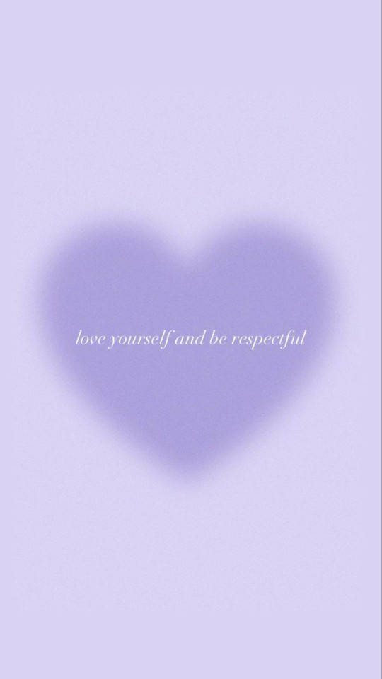 Aesthetic ng Purple Heart Aura Wallpaper