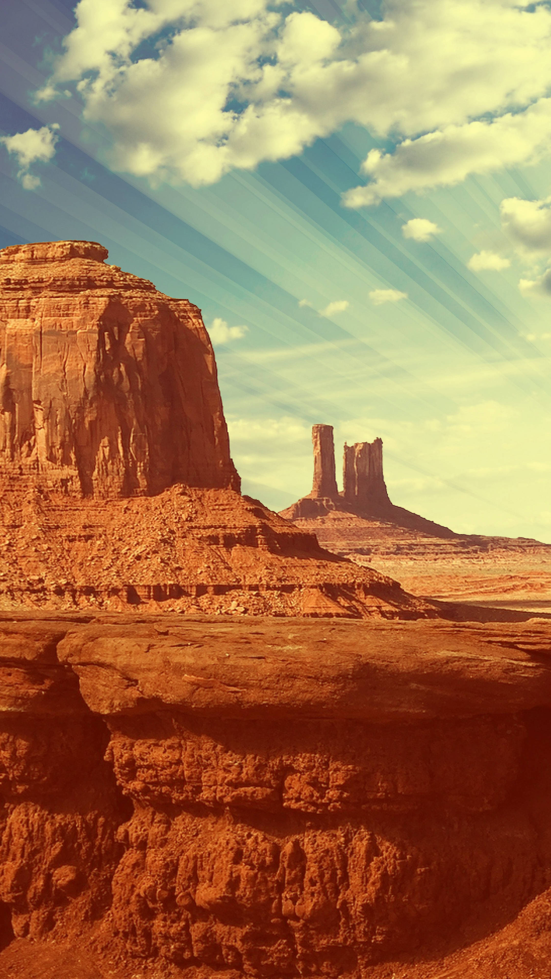 Aesthetic ng Western Cliffs Wallpaper