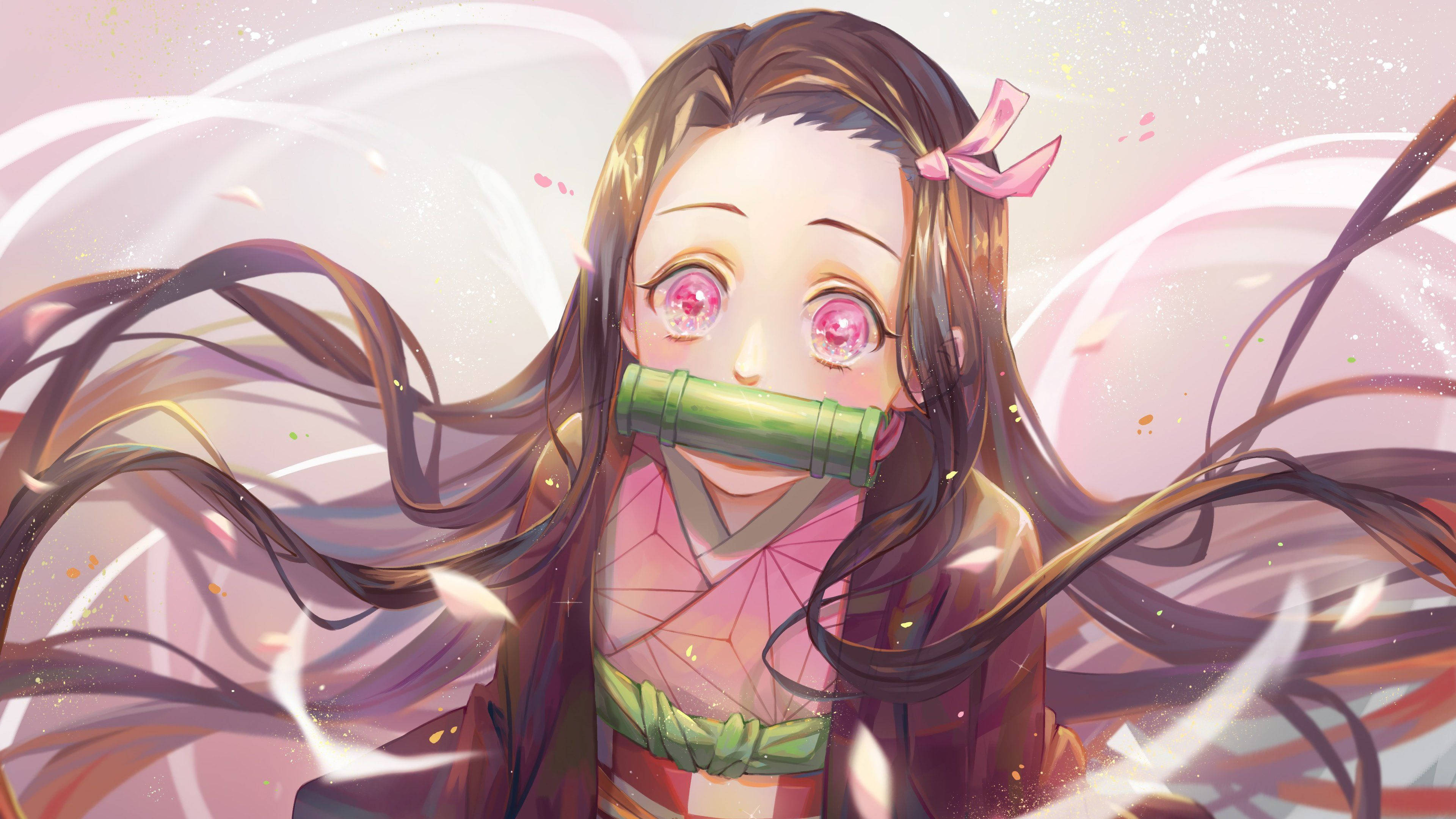 Aesthetic ni Nezuko na Walang Kasalanan Wallpaper