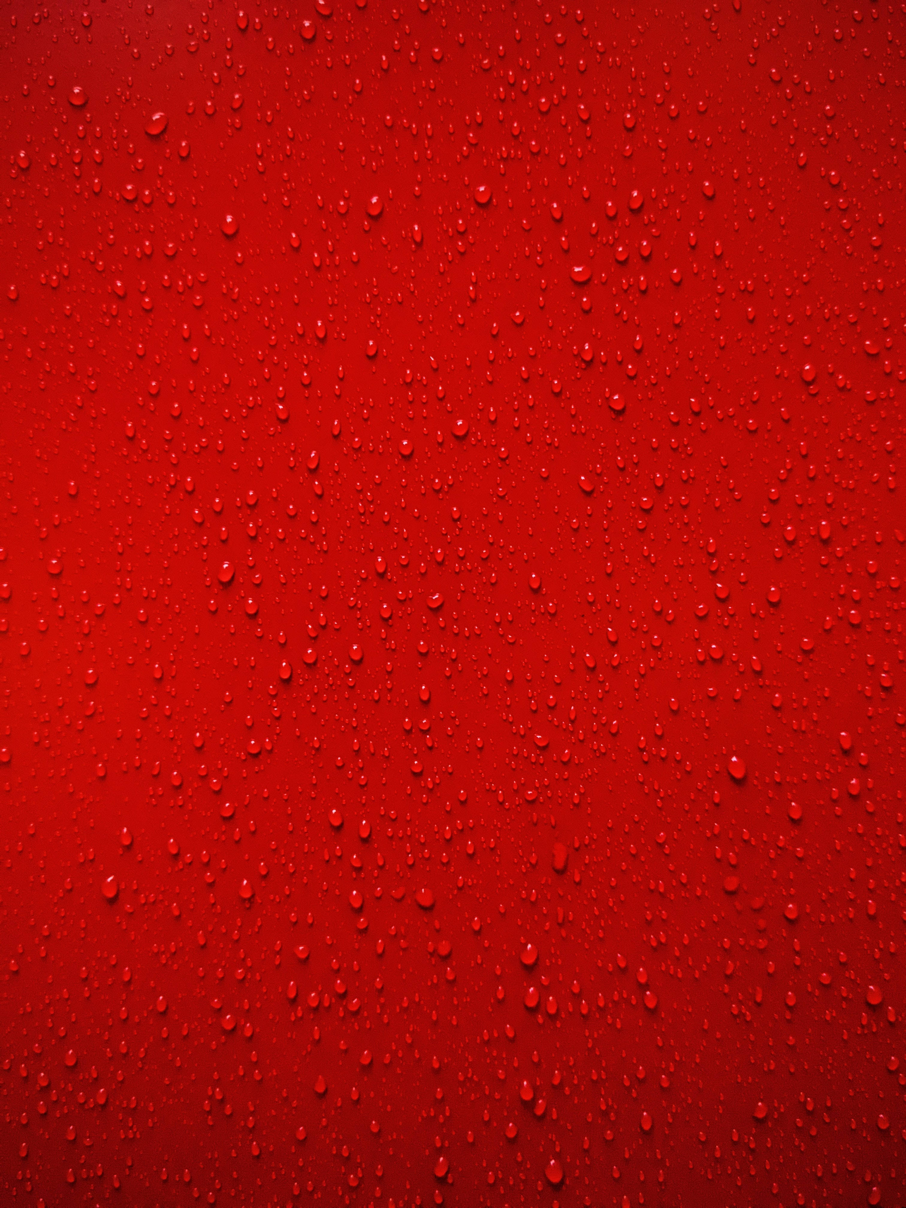 Aesthetic Pattern ng Pulang Patak ng Ulan Wallpaper