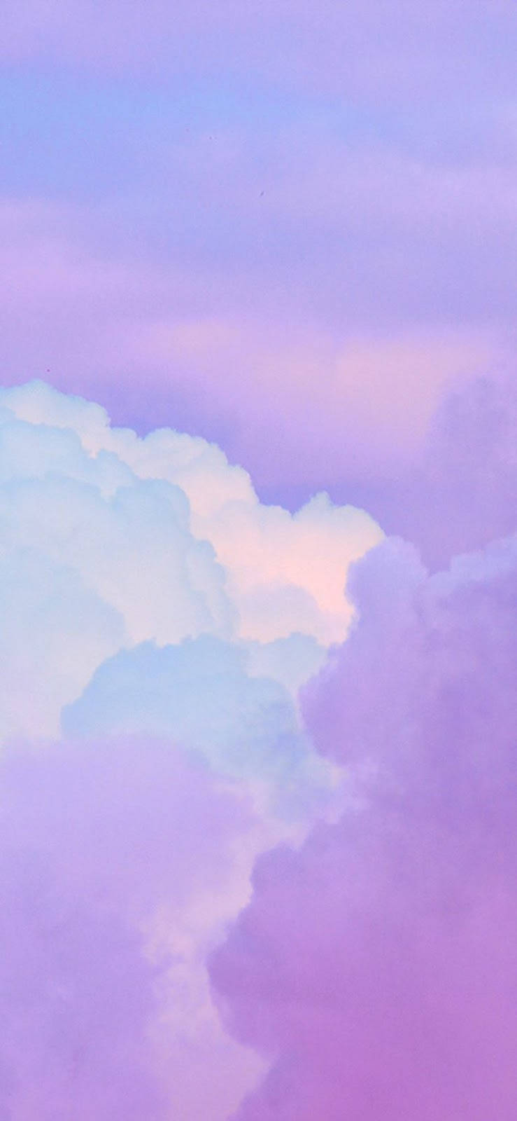 Aesthetic Purple Sky Para sa iPhone Wallpaper