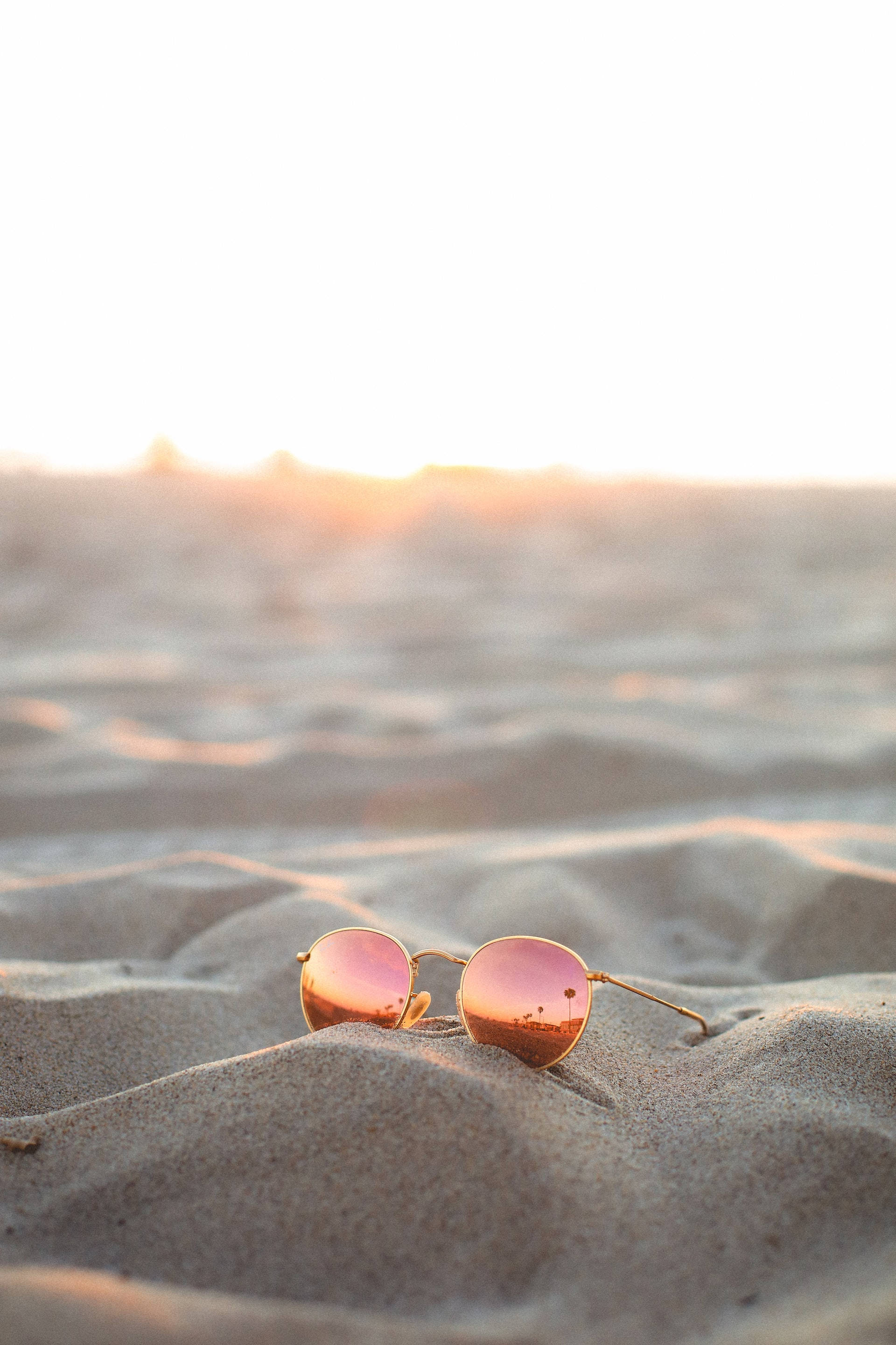 Aesthetic Rose Gold Aviator Wallpaper