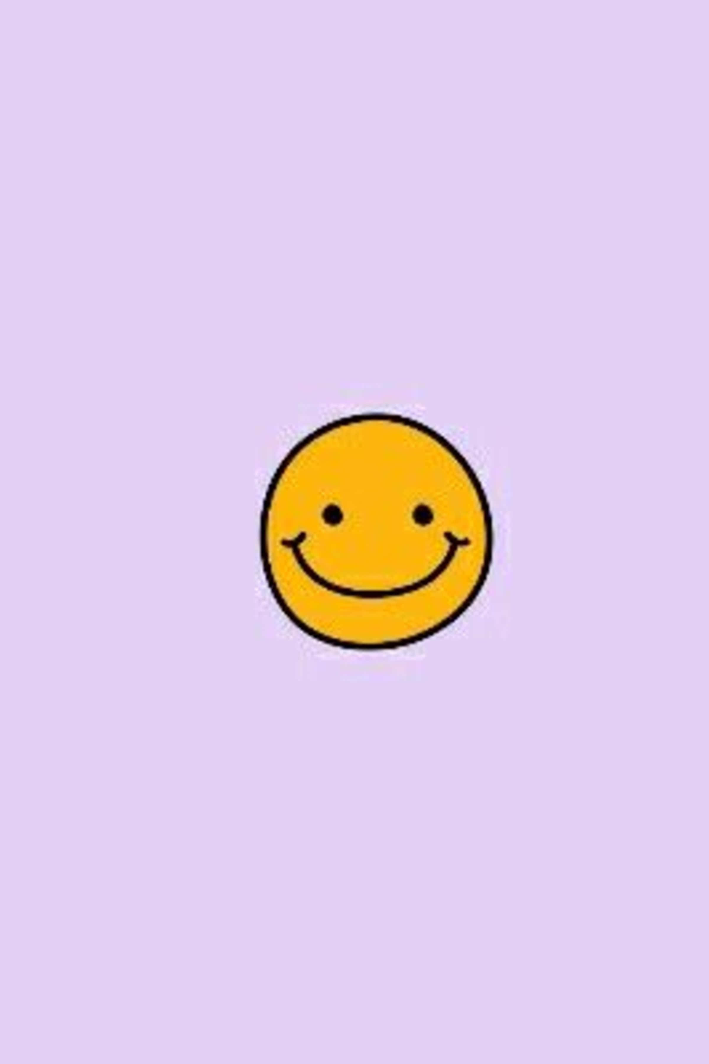 Aesthetic Smiley Face Artwork Wallpaper