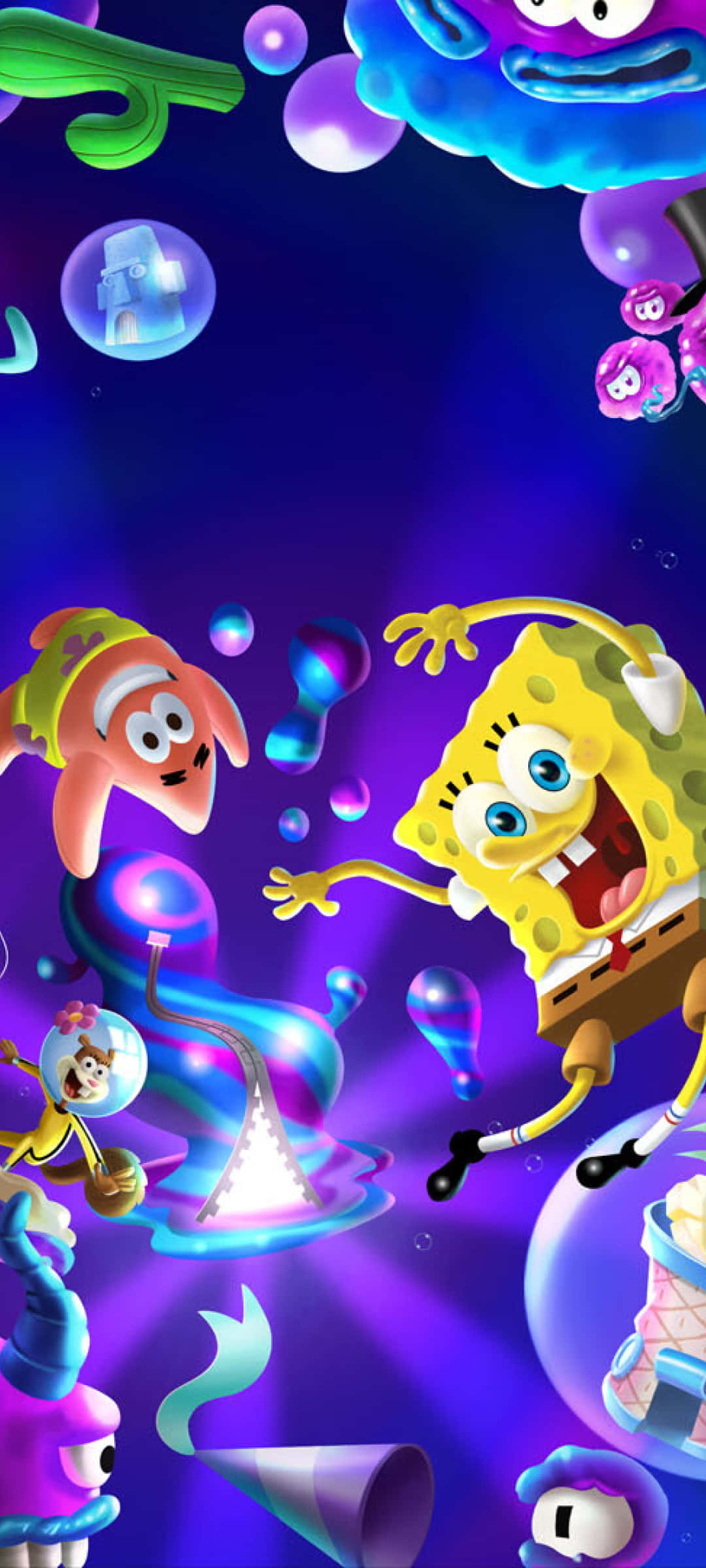 Aesthetic SpongeBob at Sandy Wallpaper