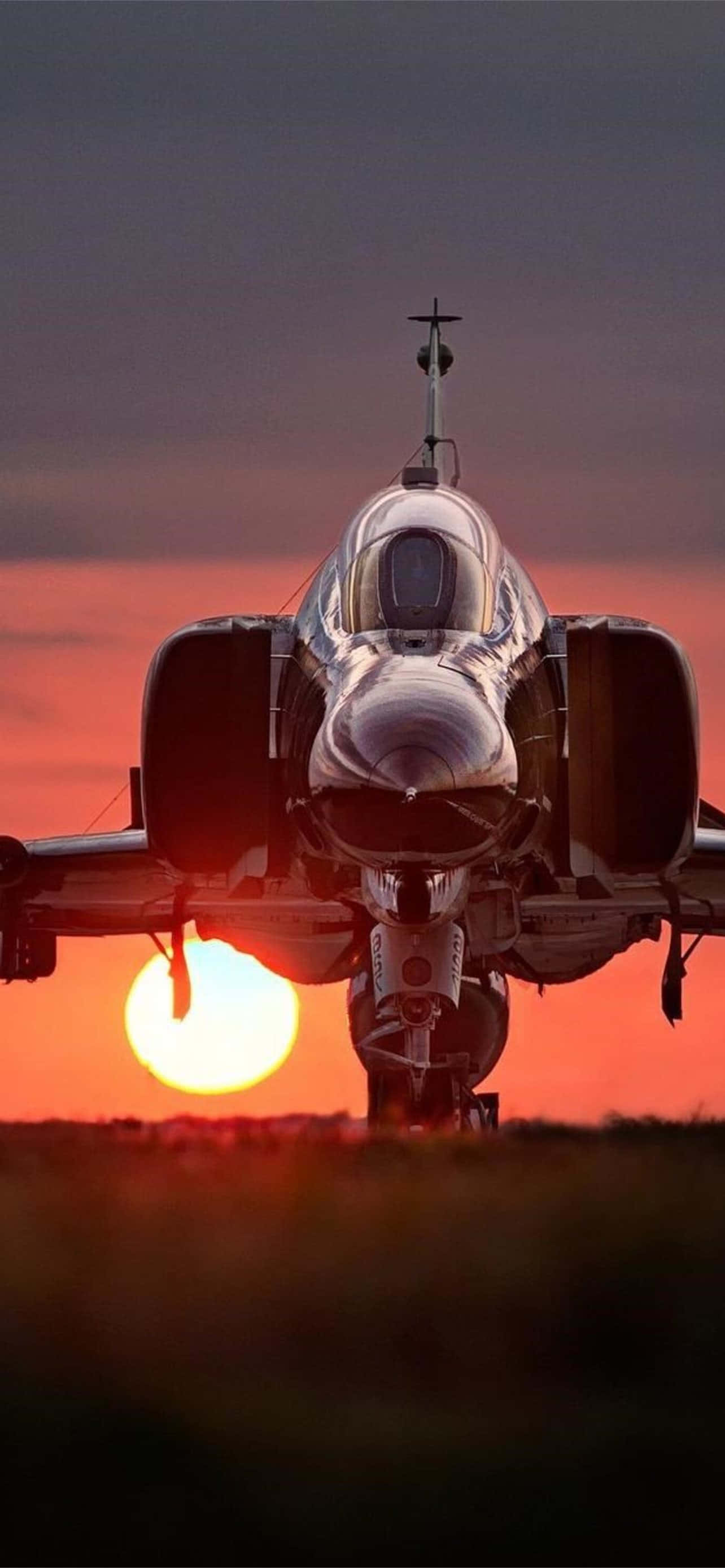 Airplane Front View Close Up Android Plane Background Wallpaper