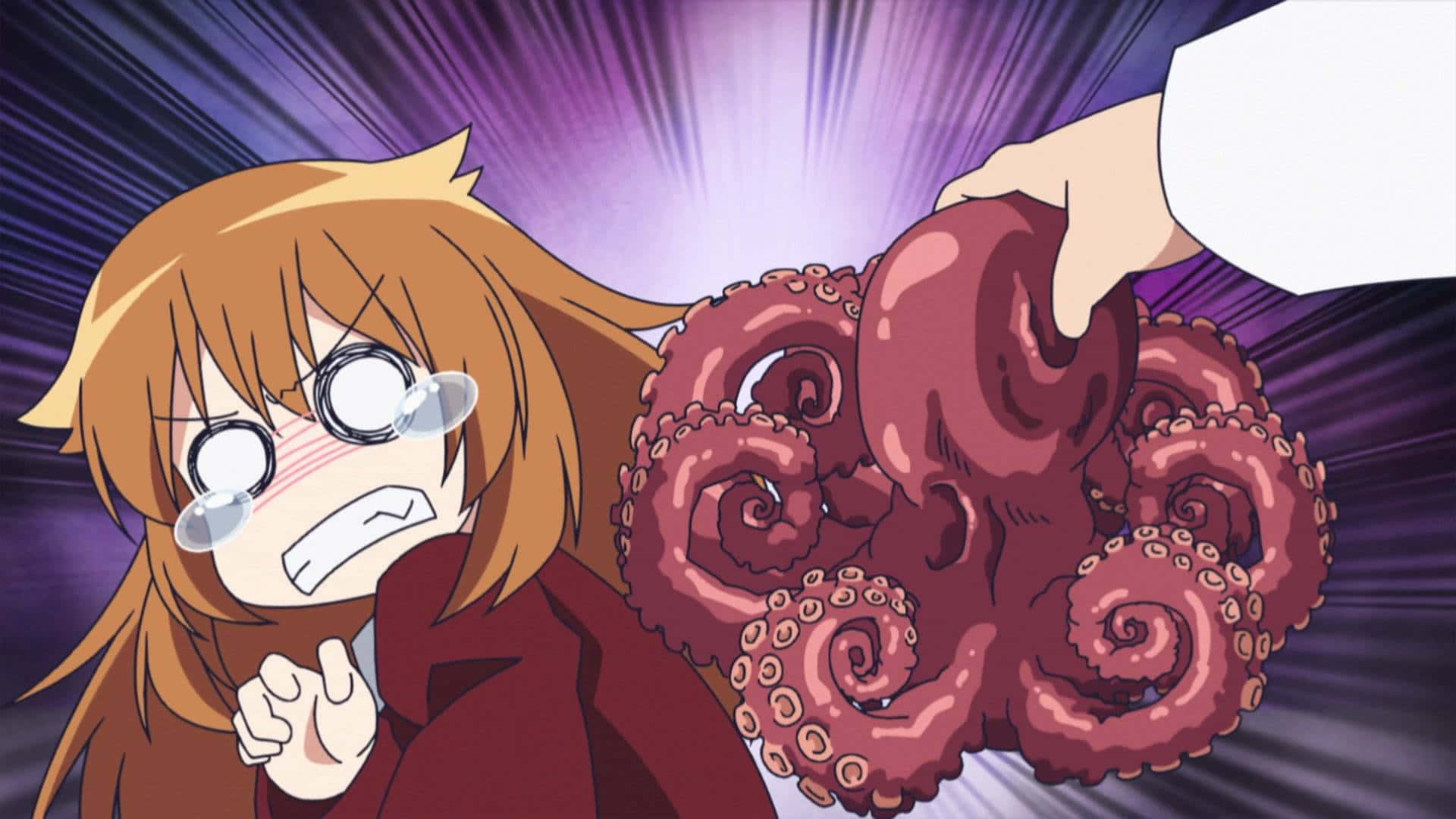Akala niya mahirap ang buhay? Sandaling makita niya ang sulyap ng mundo ng anime! Wallpaper