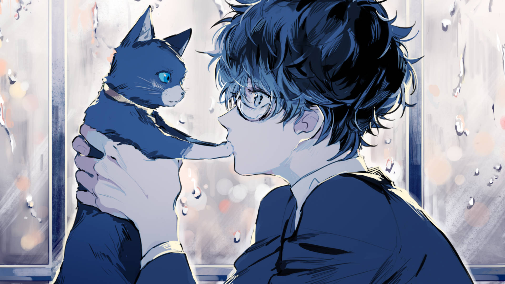 Akira Kurusu - Ang Nag-aatubiling Bayani ng Persona 5 Wallpaper