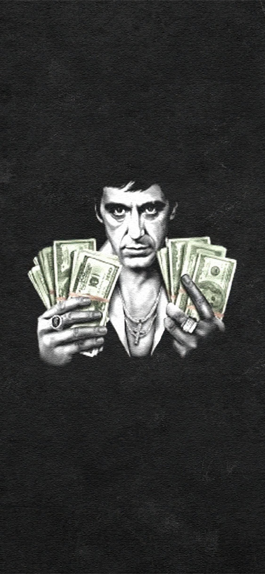 Al Pacino Scarface Wad ng Pera Wallpaper
