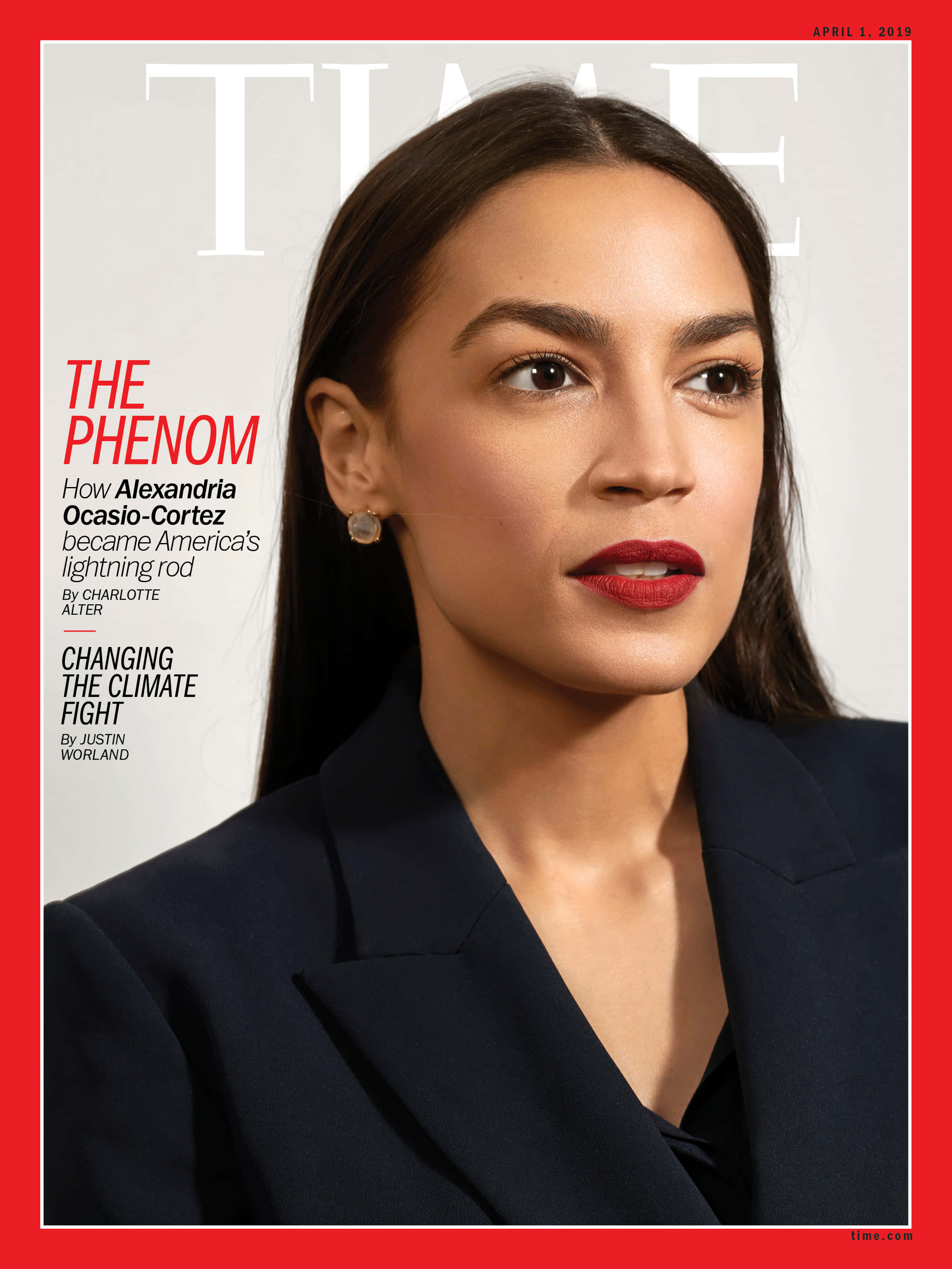 Alexandria Ocasio-Cortez sa Time Magazine Wallpaper
