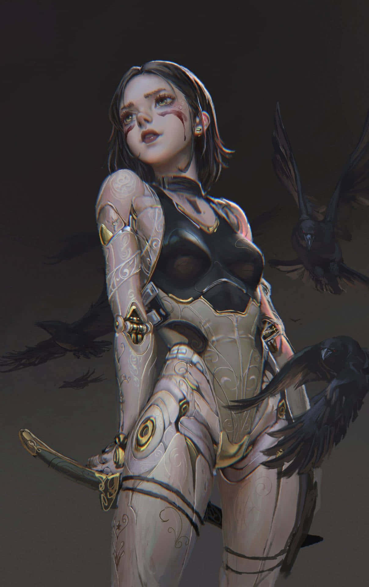 Alita background Wallpaper