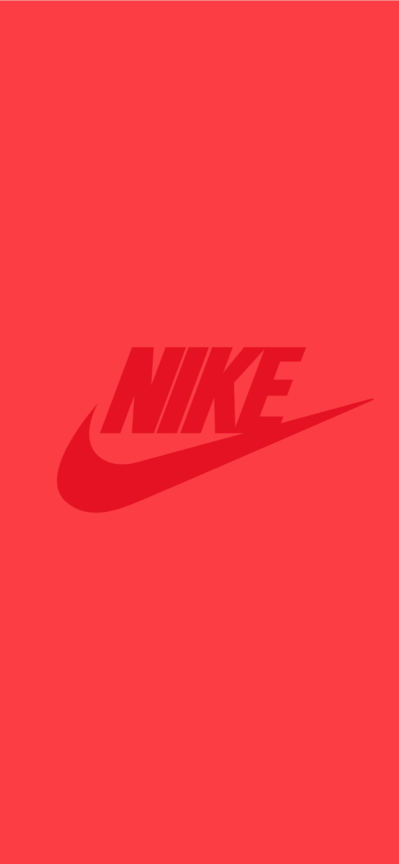 All Red Nike iPhone Wallpaper