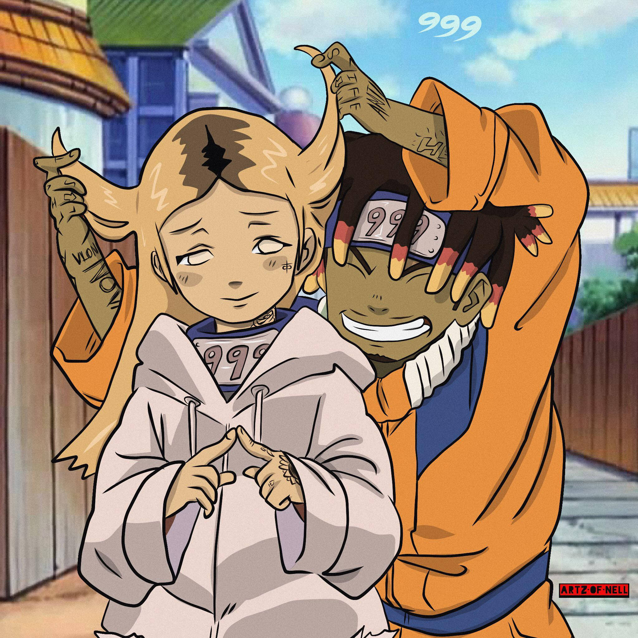 Ally at Juice Wrld Anime Naruto Wallpaper