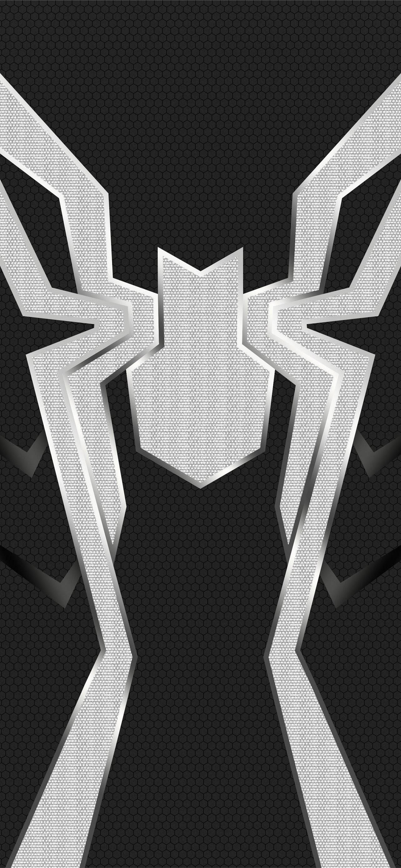 Alternative Spider-Man White Logo Black Wallpaper