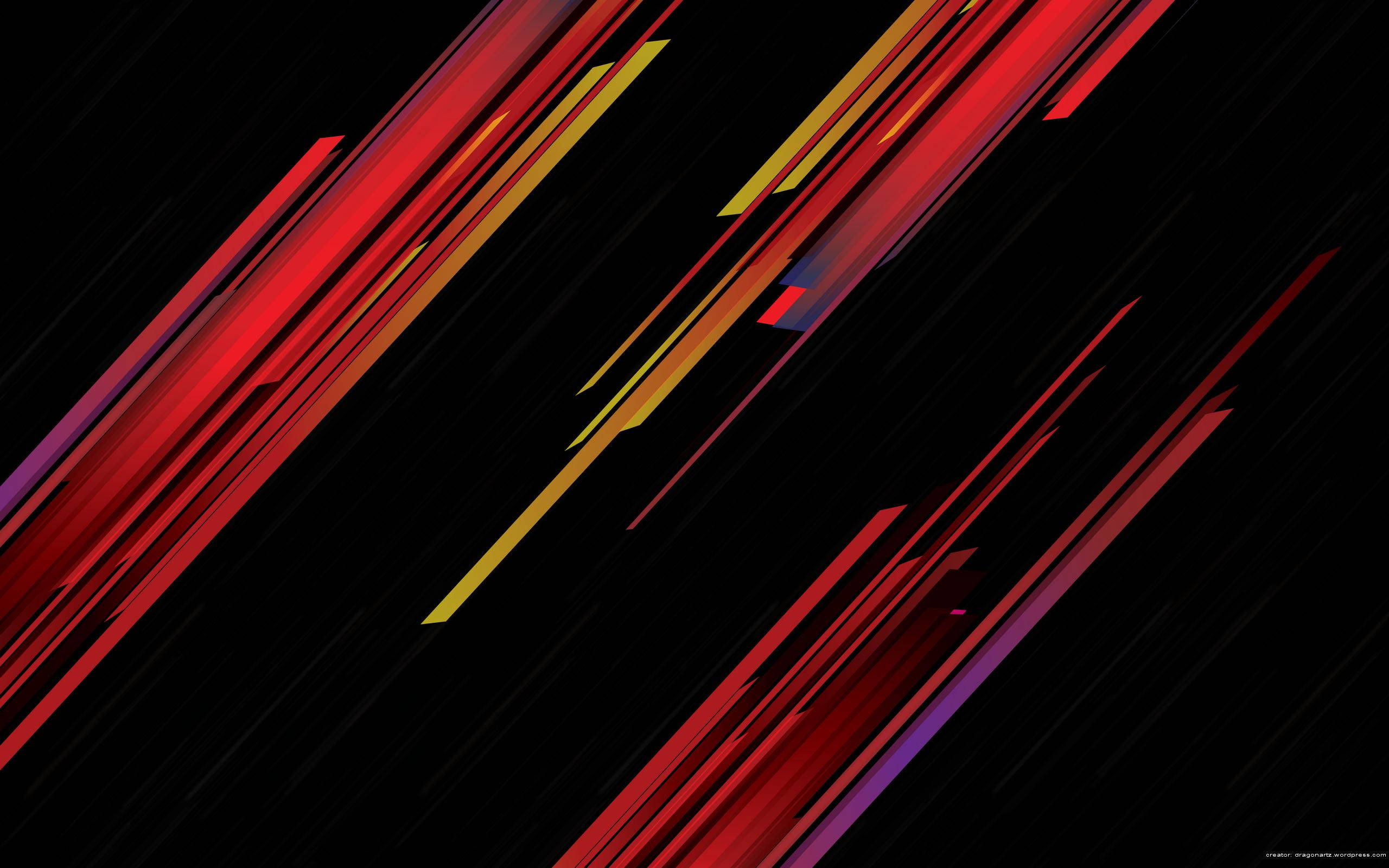 AMOLED Glitch Lines Wallpaper