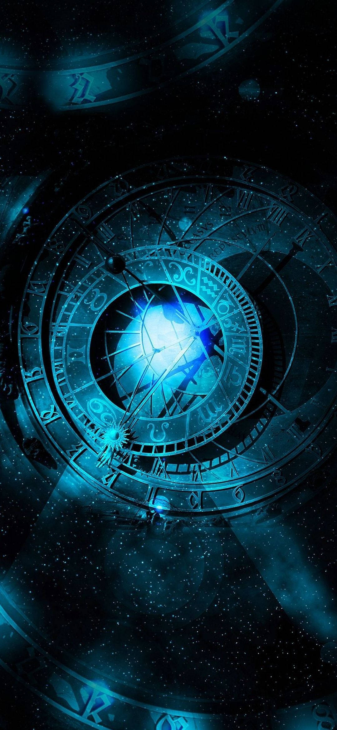 AMOLED Magical Compass Wallpaper