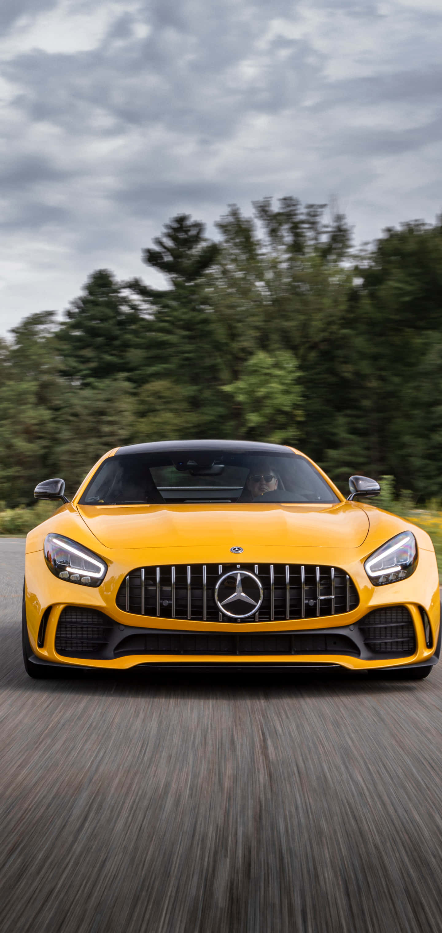 Android Yellow Amg Gt-r Background Wallpaper