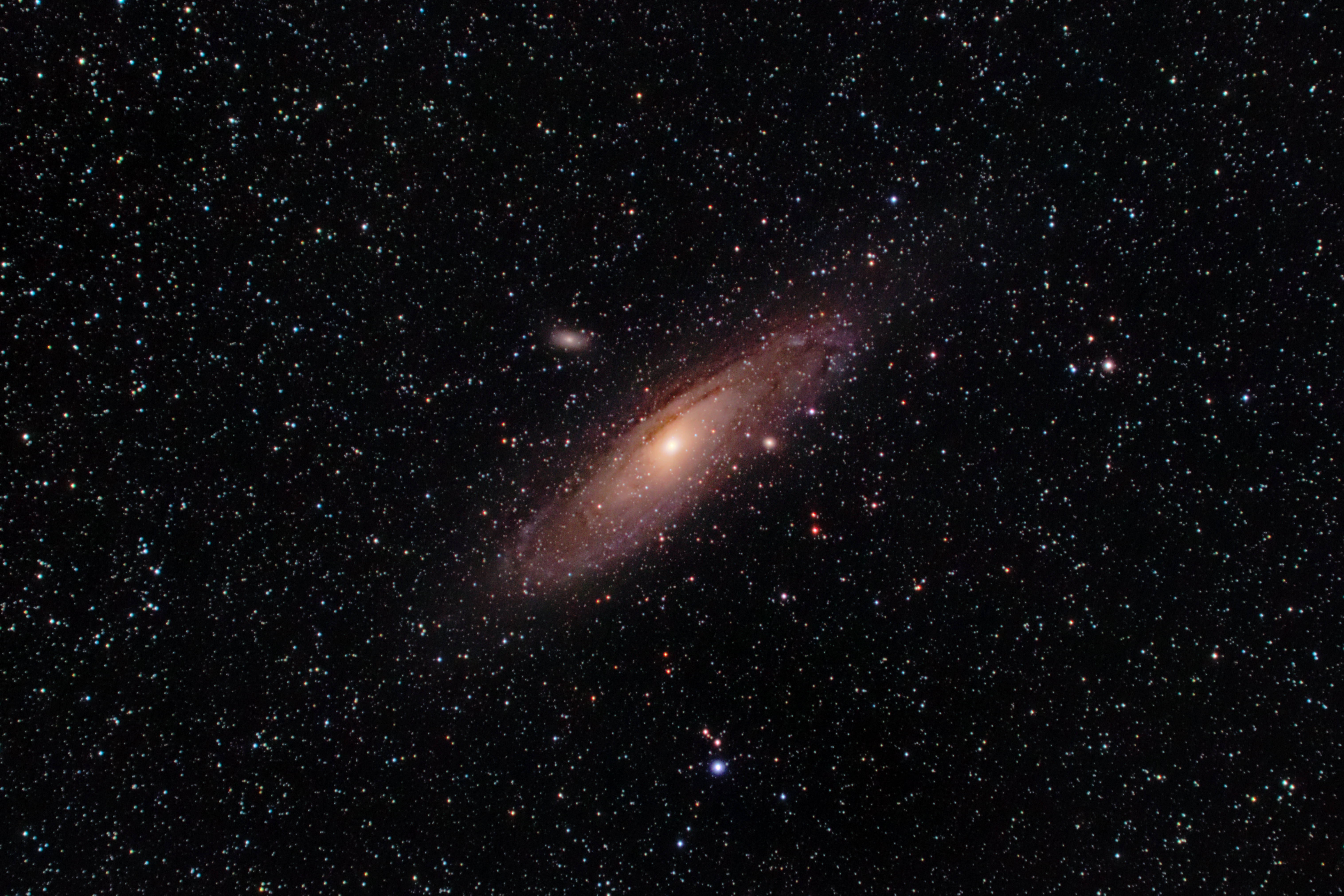 Andromeda Galaxy sa Uniberso Wallpaper
