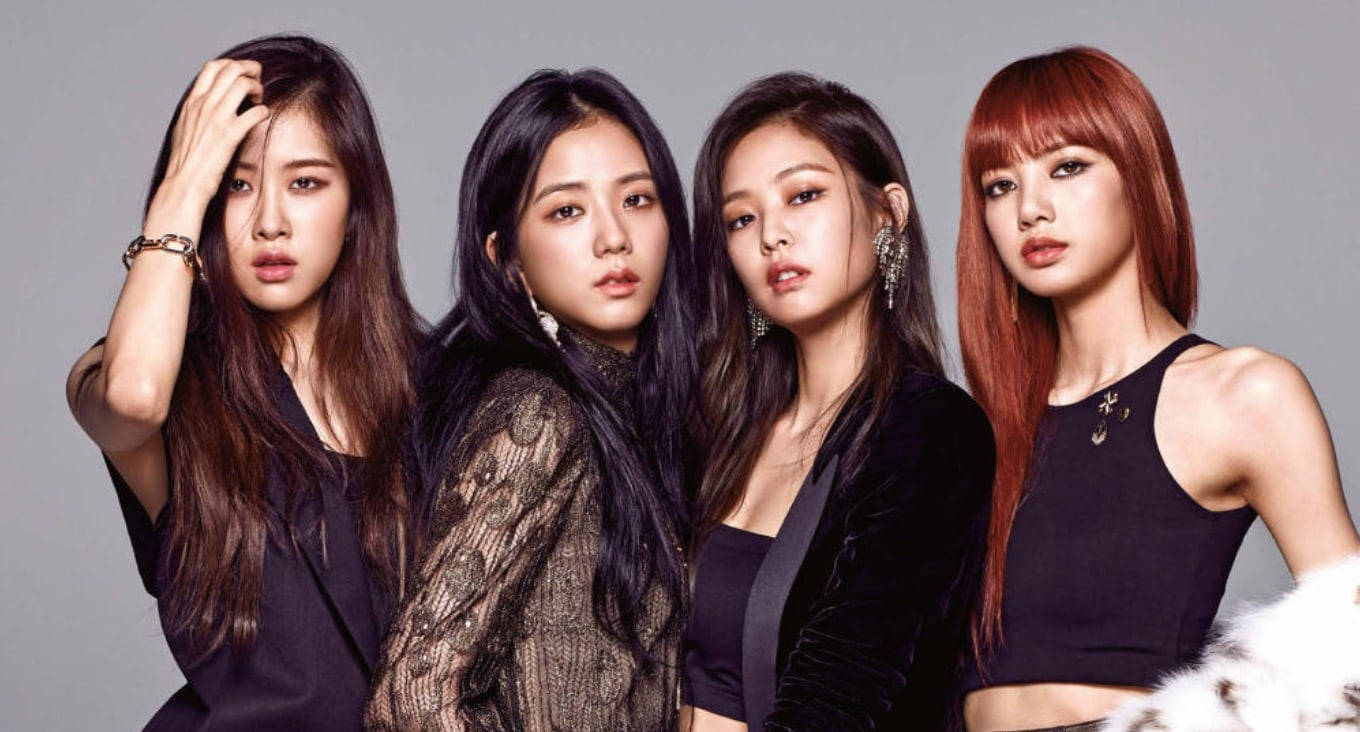 Ang apat na matatapang na miyembro ng BlackPink Wallpaper