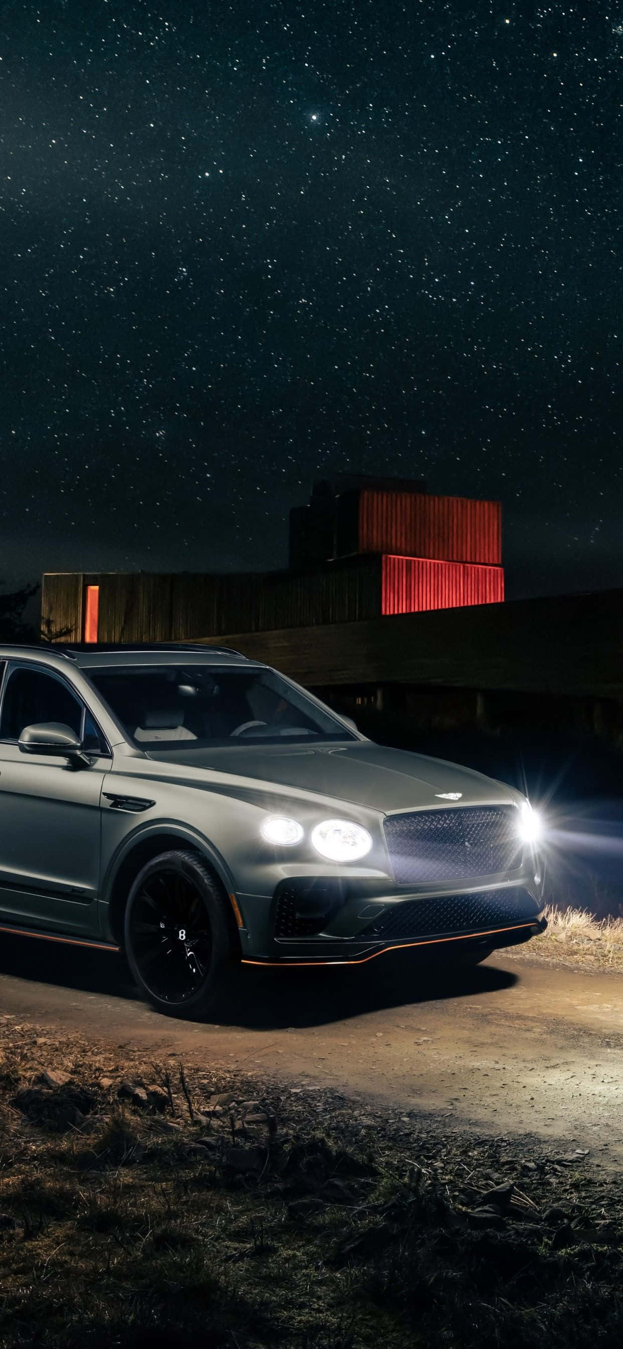ang bagong bentley bentayga ay ipinakita sa gabi Wallpaper