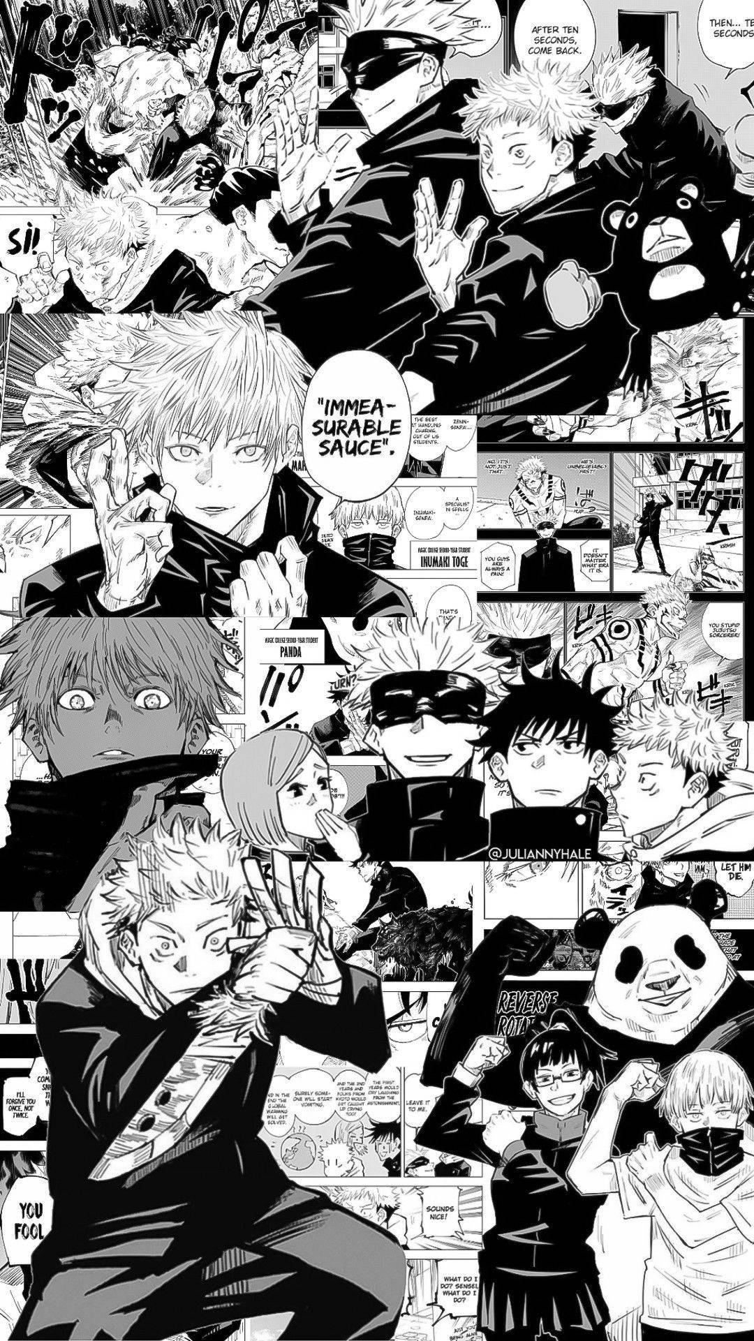 "Ang buhay at kamatayan ay umiiral sa balanse - Jujutsu Kaisen" Wallpaper