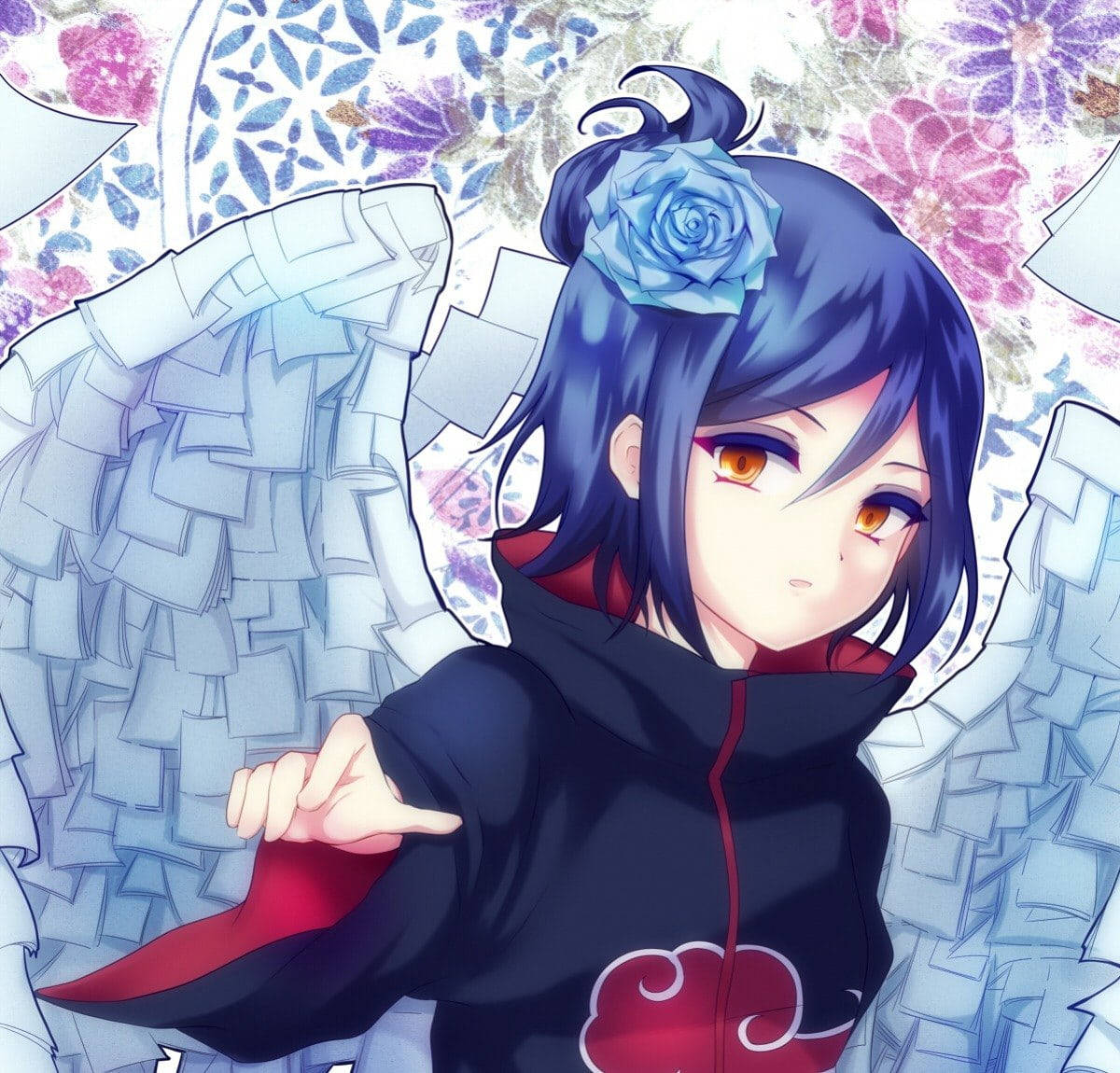 Ang Cute na si Konan mula sa Naruto Wallpaper