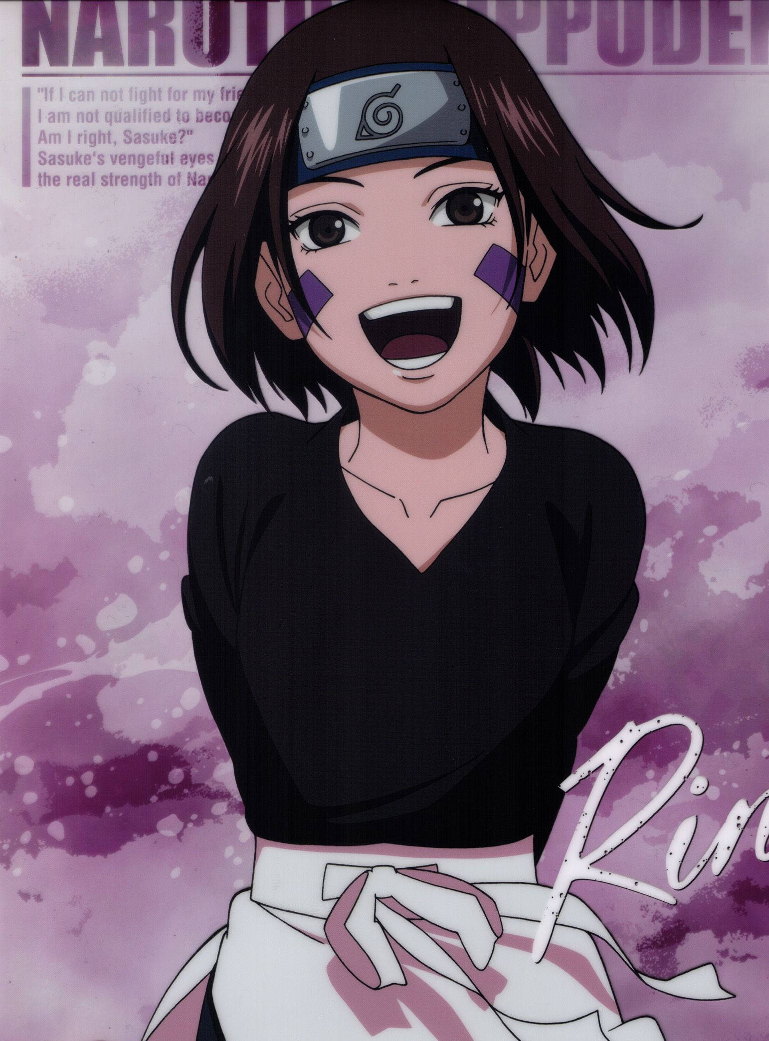 Ang Cute na si Rin mula sa Naruto Wallpaper