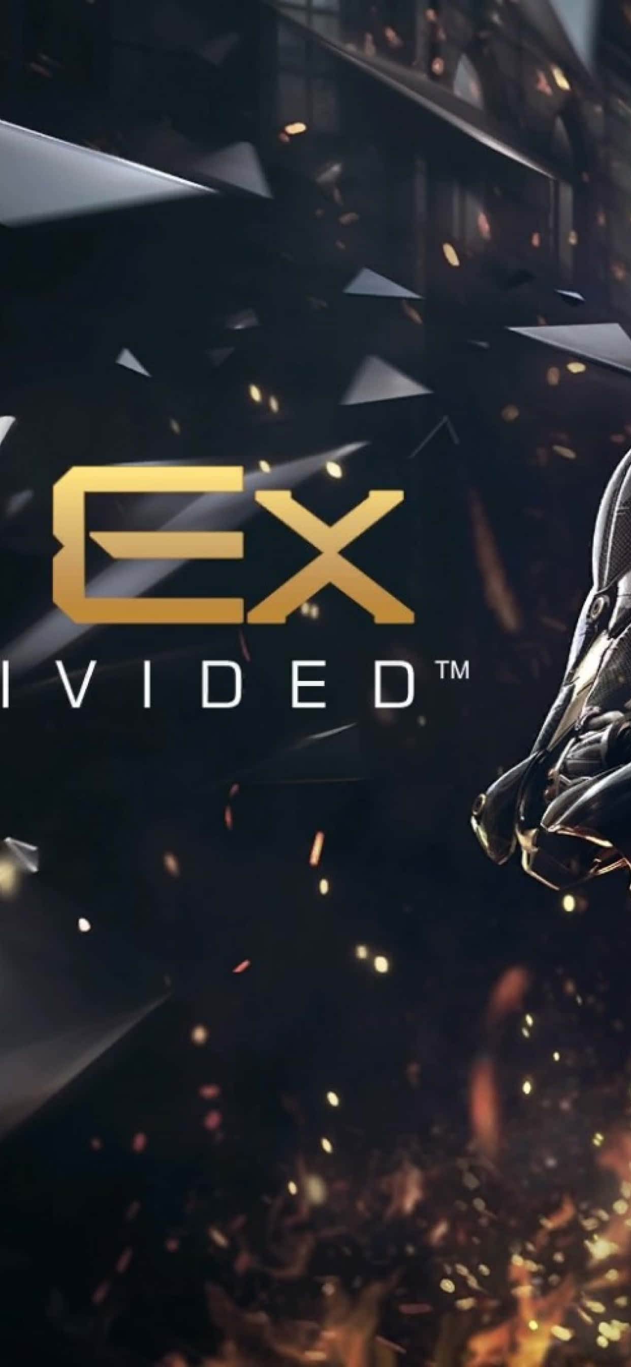 Ang Cyberpunk World ng Android Deus Ex: Mankind Divided Wallpaper