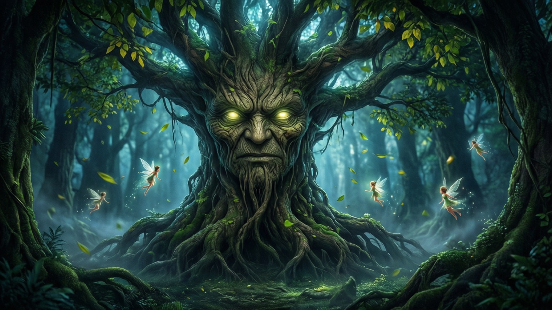Ang Dakilang Deku Tree Wallpaper