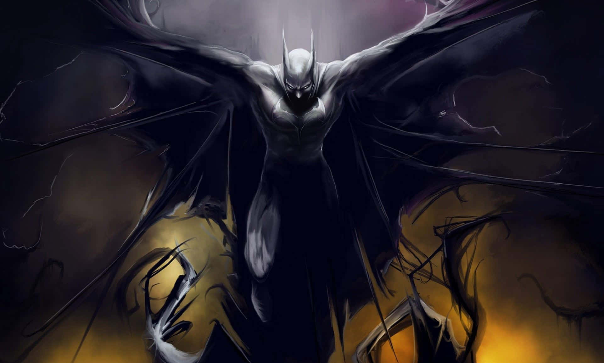Ang Dark Knight na nagbabantay sa Gotham City Wallpaper