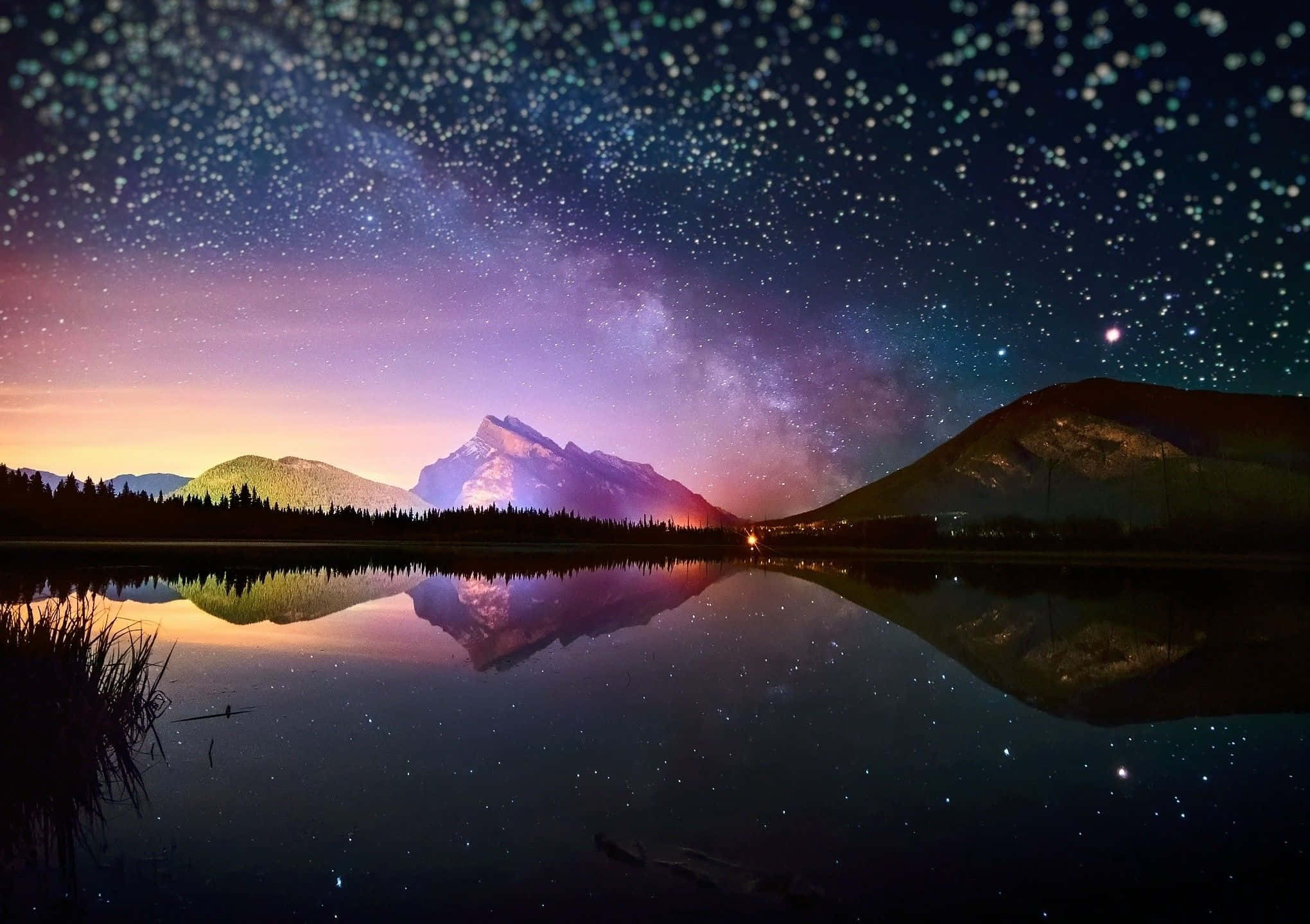 “Ang Gabing Langit ng Manunulat ng mga Bituin” Wallpaper