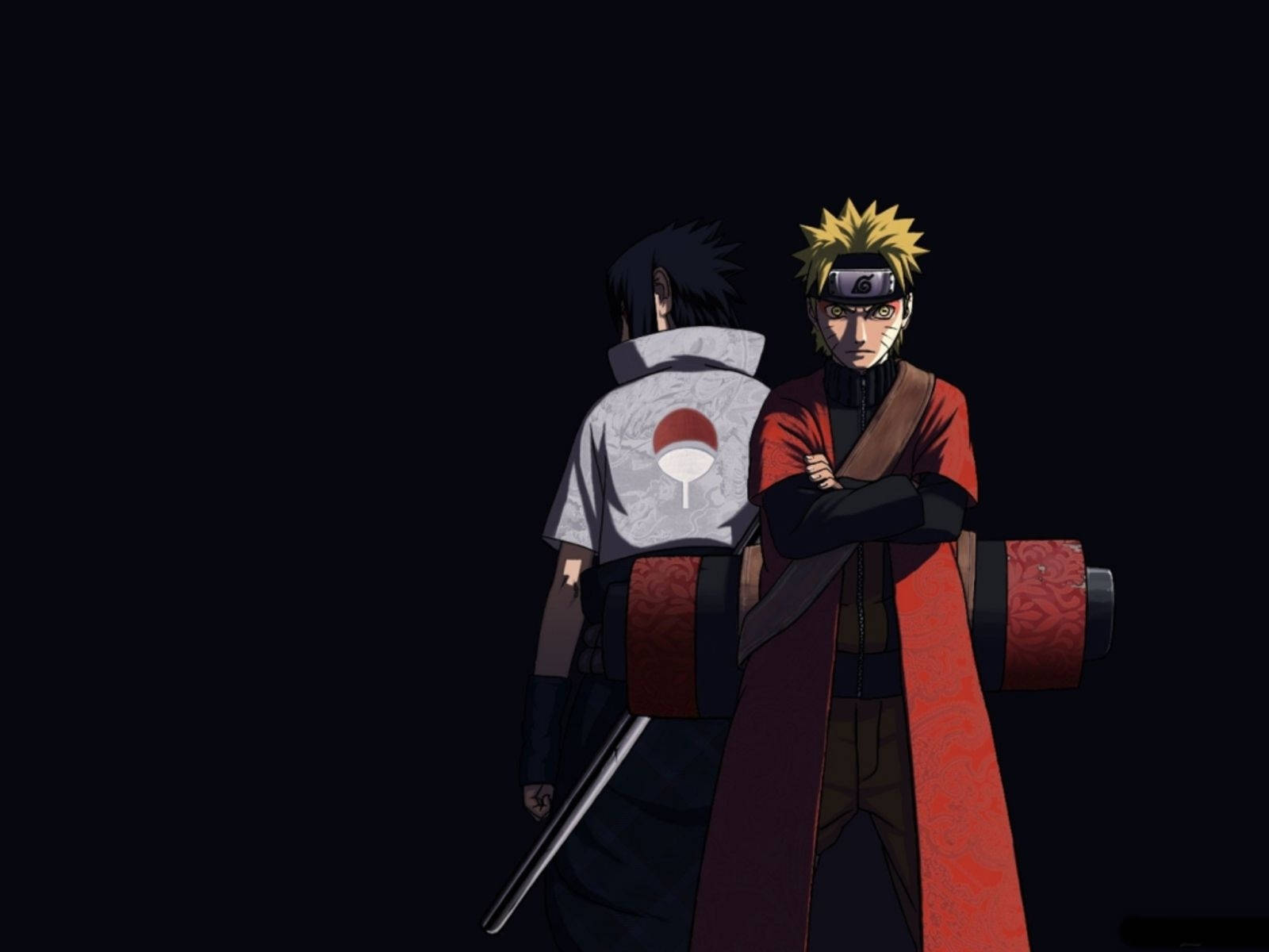 Ang Galing na Naruto at Sasuke Uchiha Wallpaper