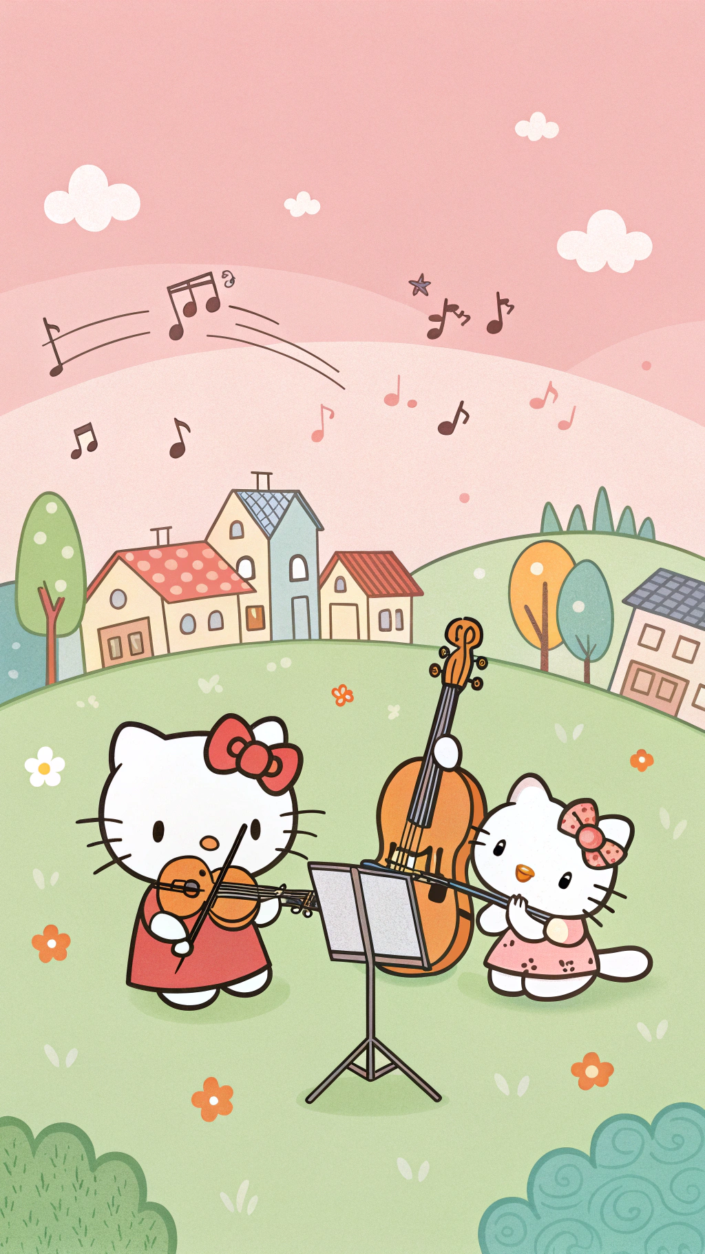 Ang Galing sa Musika ni Hello Kitty Wallpaper