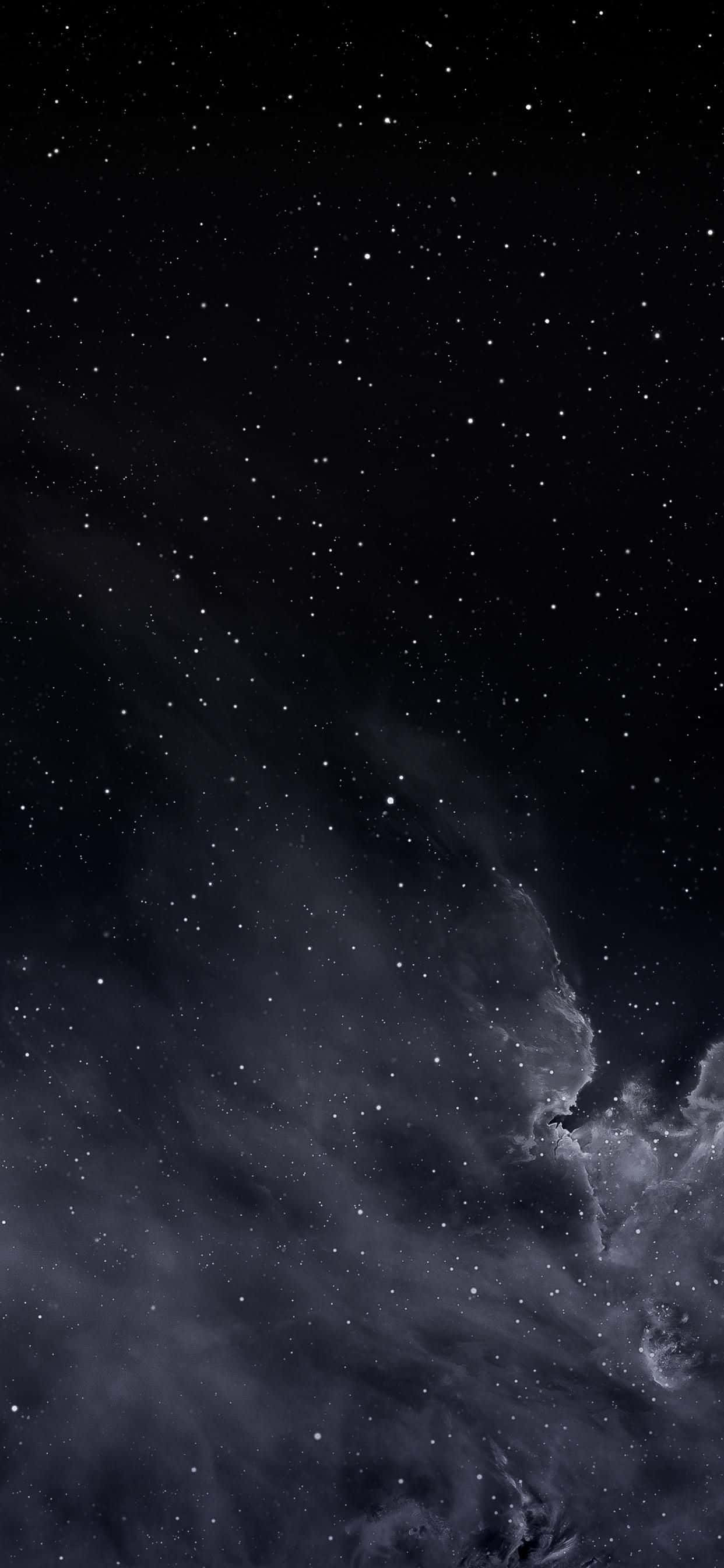 Ang ganda ng isang starry night sky sa taglagas Wallpaper