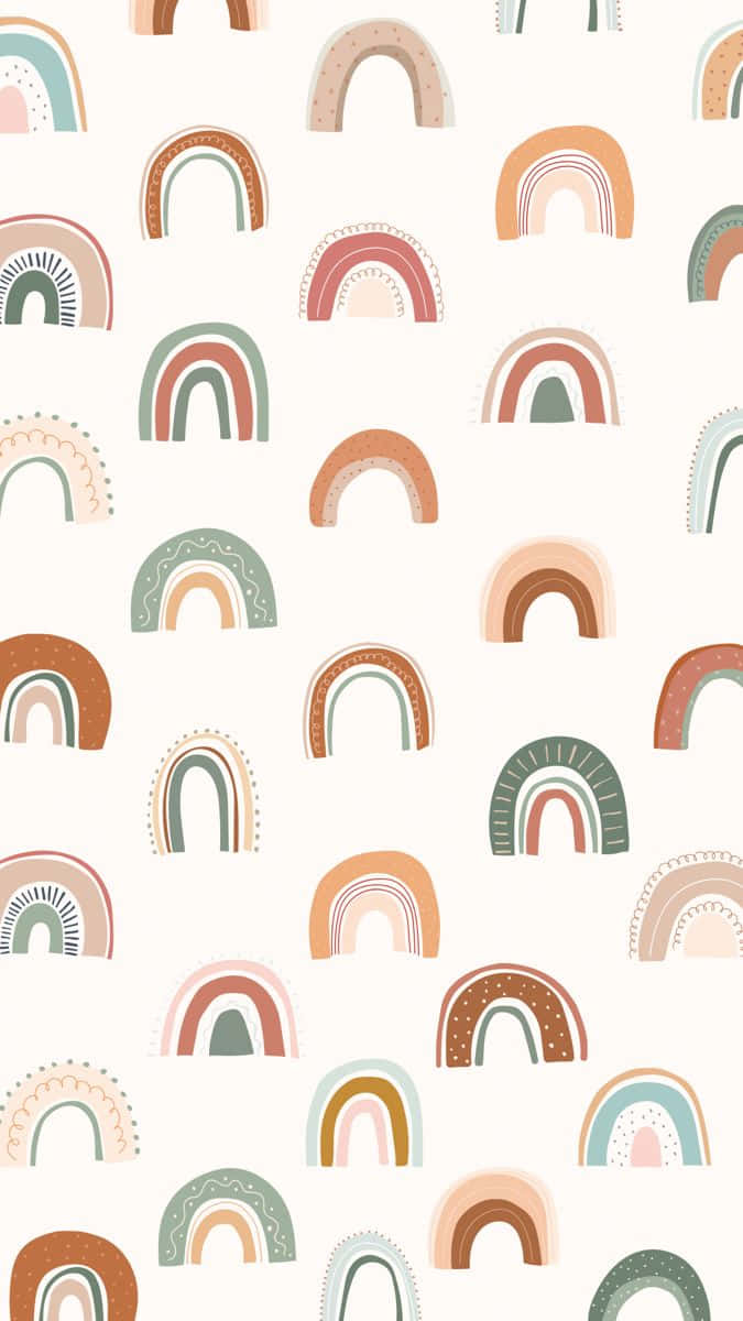 Ang ganda ng Rainbow Aesthetics Wallpaper