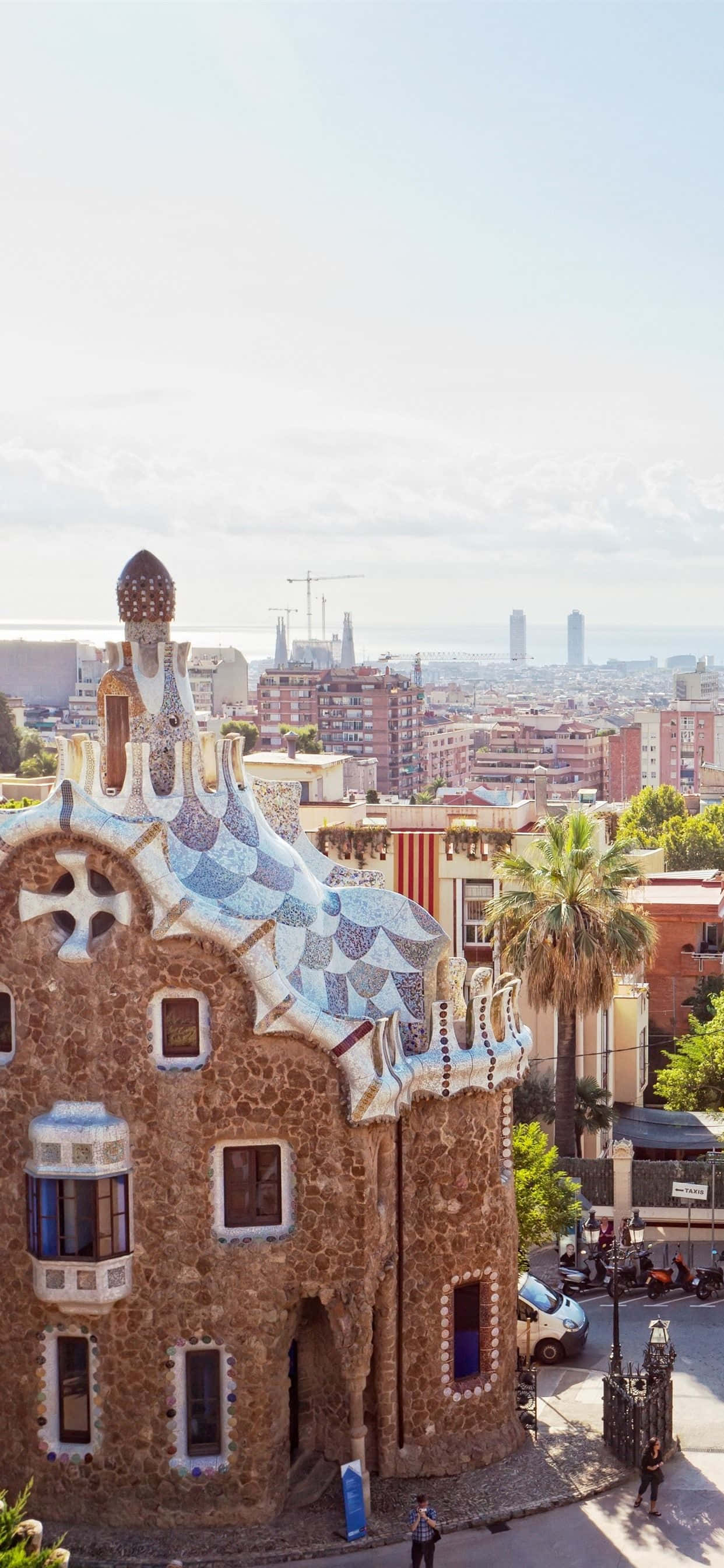 ang gaud house sa barcelona, espanya Wallpaper
