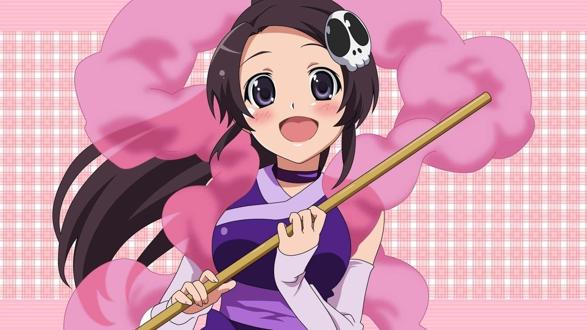 Ang Hairclip na Bungo ng The World God Only Knows Wallpaper