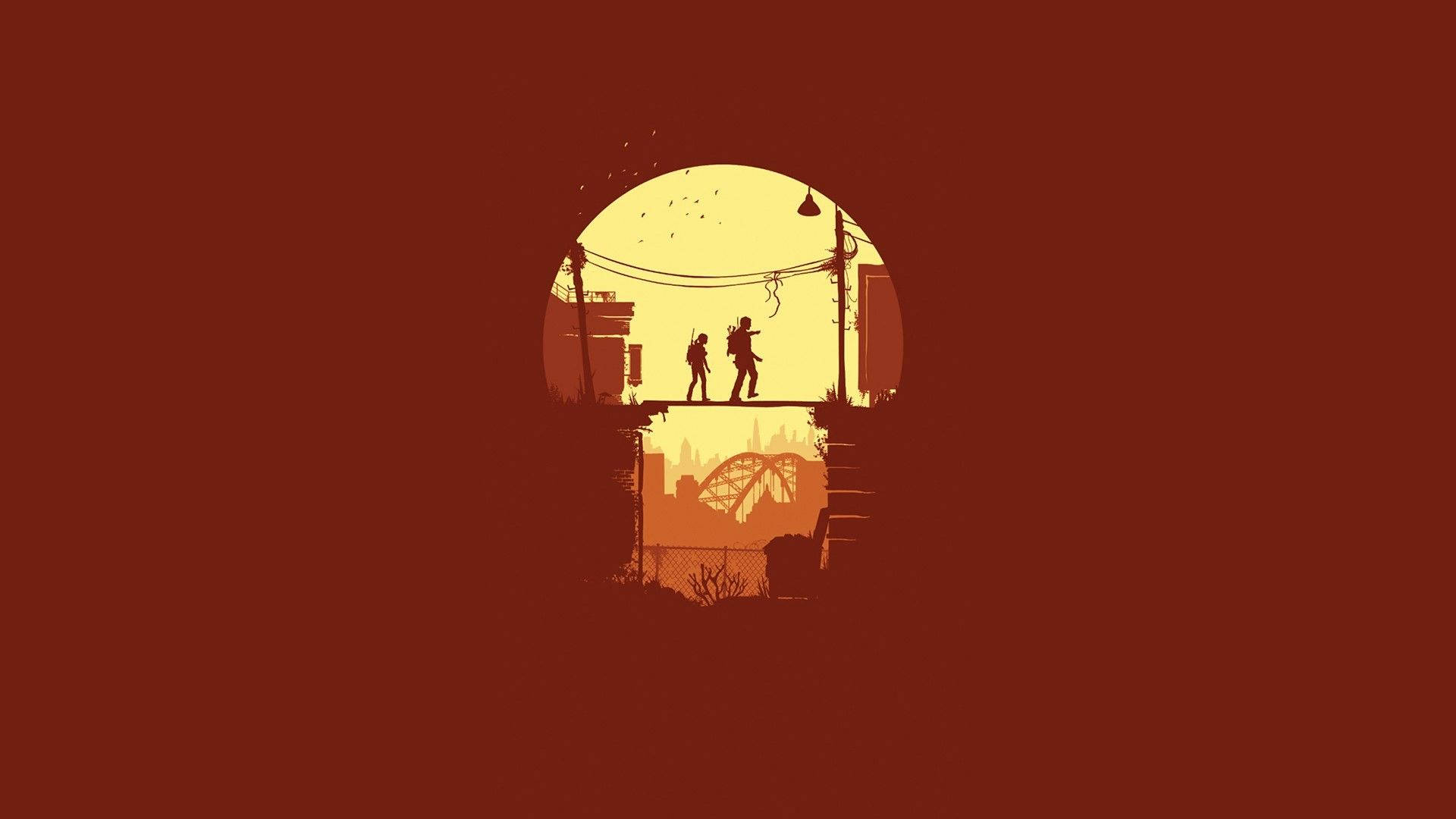 Ang Huling Serye ng Vector Gaming ng The Last Of US Wallpaper